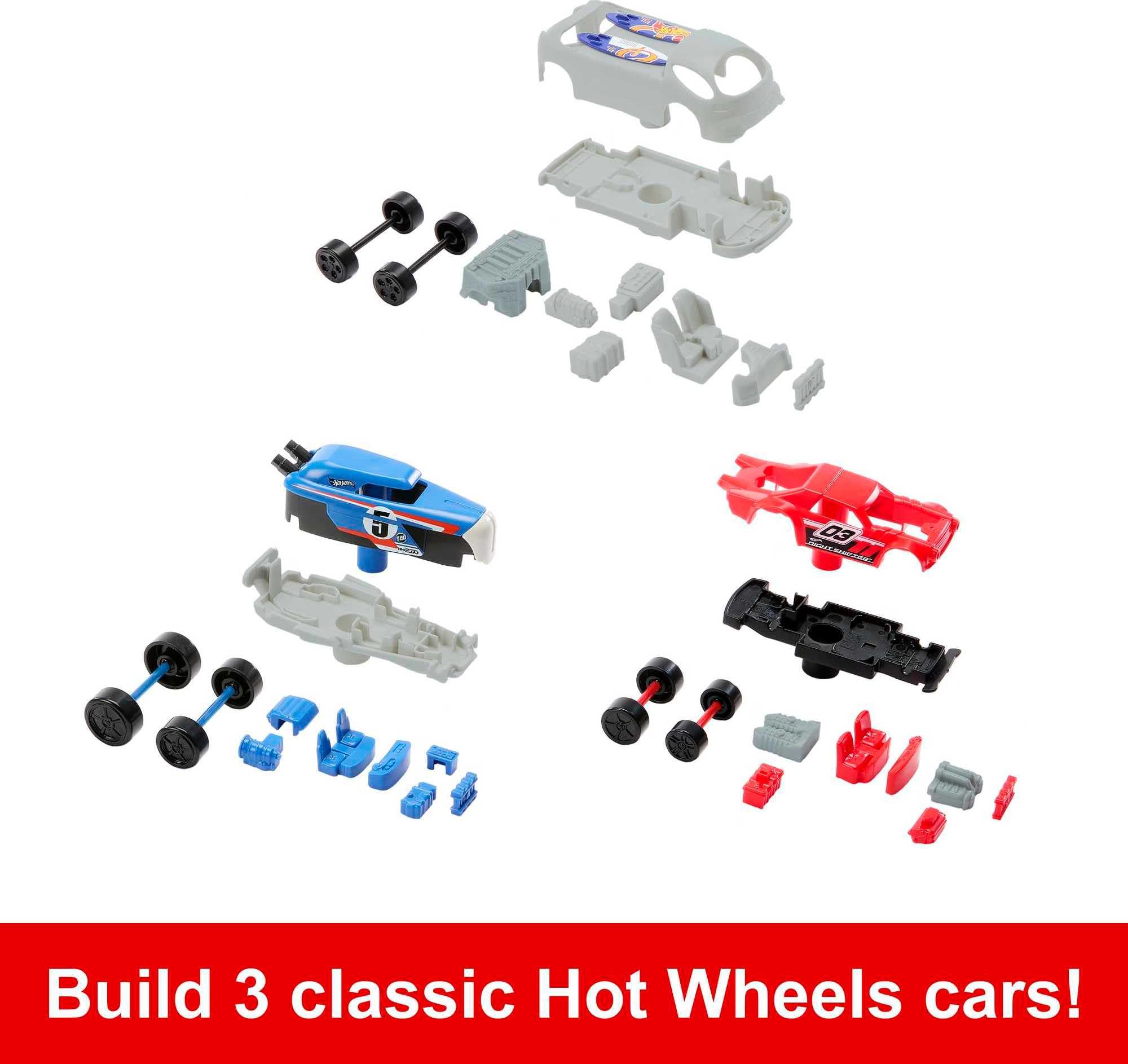 Foto 8 pulgar | Juego Mattel Games Hot Wheels Build 'n Slam Para Niños De 1 A 3 Jugadores - Venta Internacional.