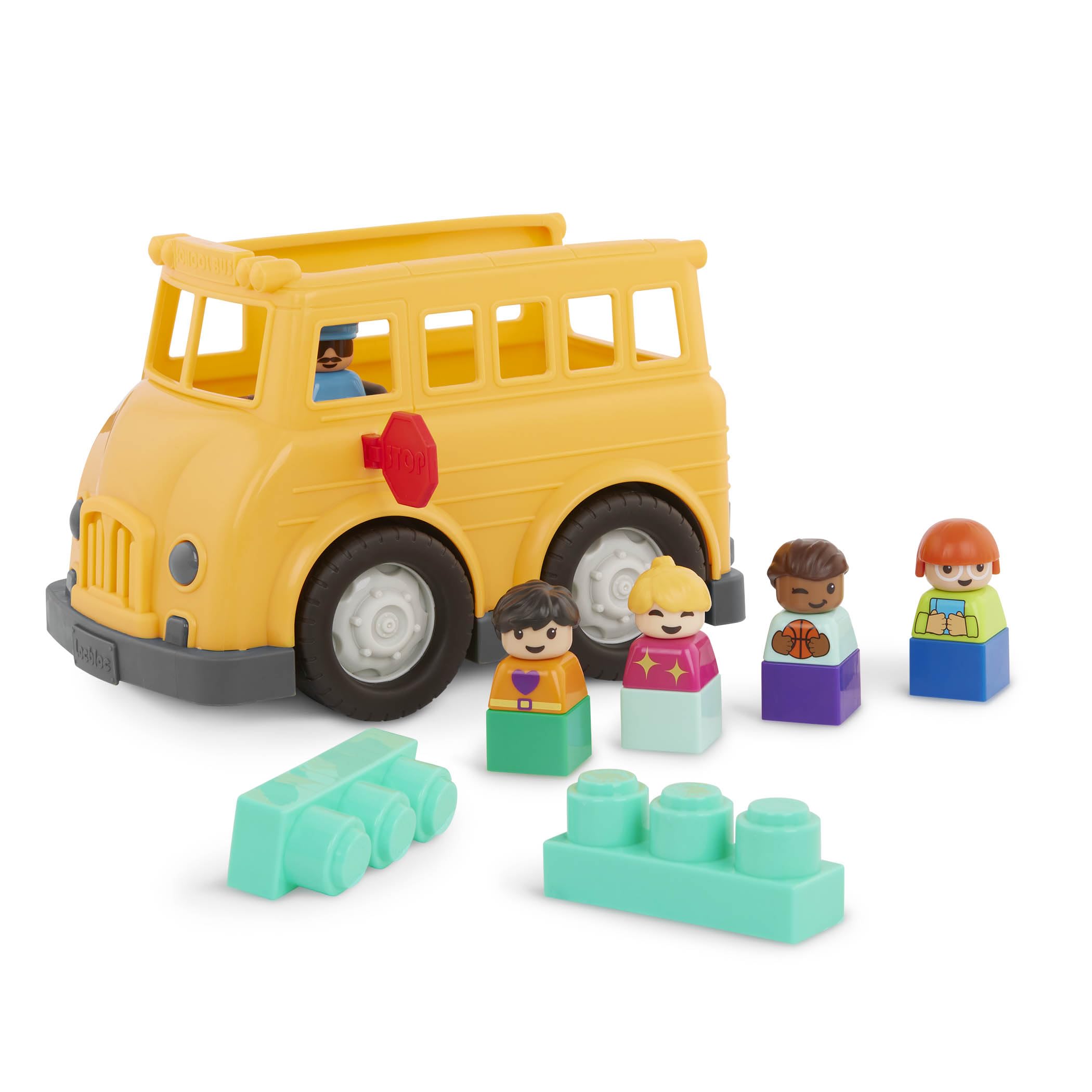 Set De Construcción Battat School Bus Con 5 Figuras De Más De 12 M - Venta Internacional.