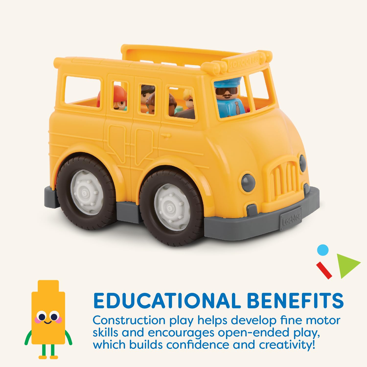 Foto 4 pulgar | Set De Construcción Battat School Bus Con 5 Figuras De Más De 12 M - Venta Internacional.