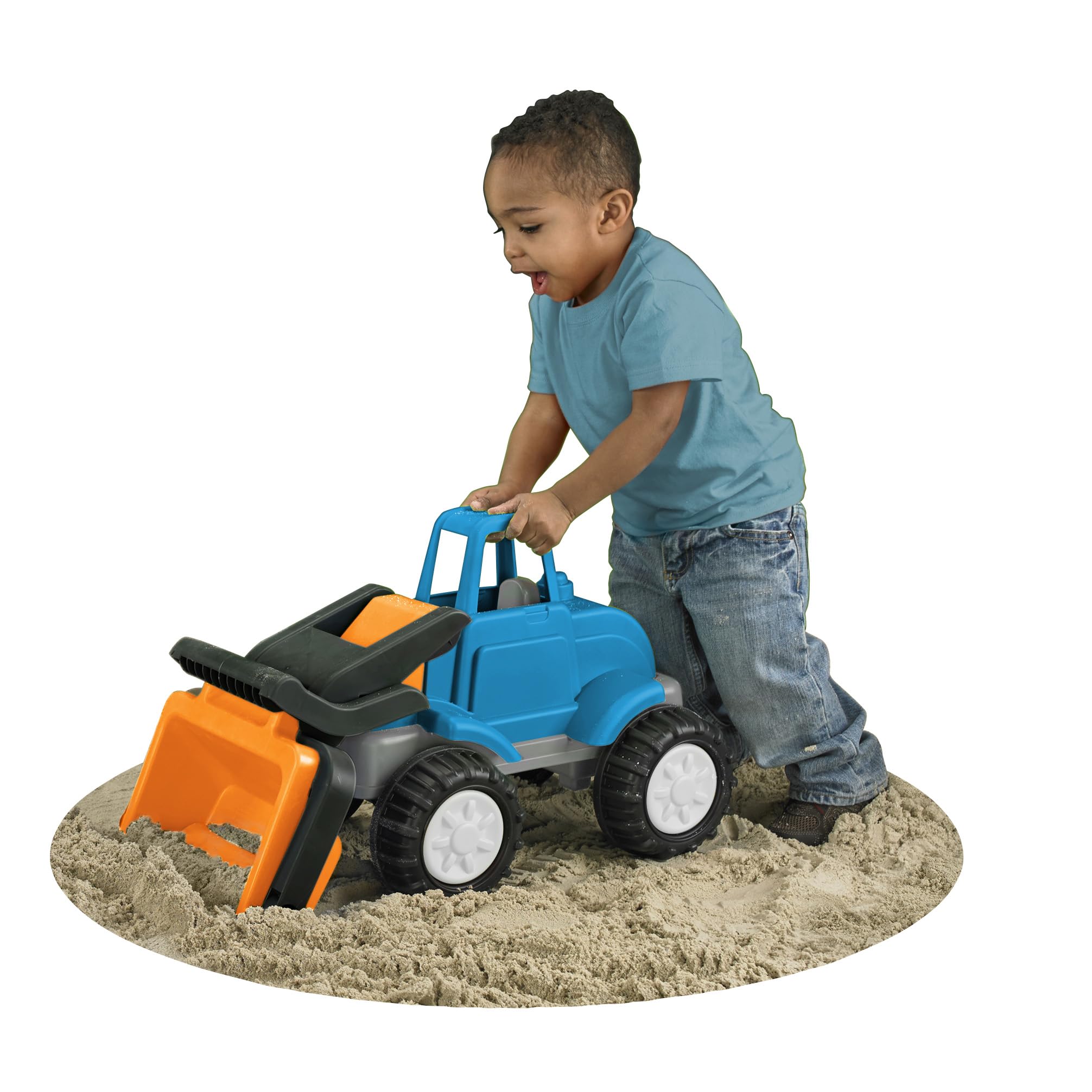 Foto 2 pulgar | Loader Truck American Plastic Toys Gigantic Kids 2+ Years - Venta Internacional.