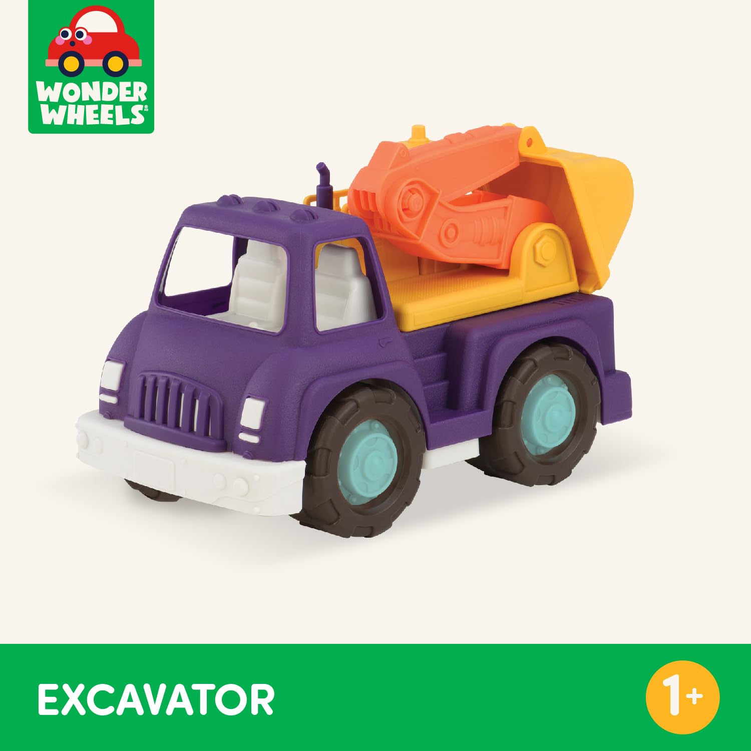 Foto 5 pulgar | Camión Excavador De Juguete Battat Wonder Wheels Para Niños De 1 Año O Más - Venta Internacional.