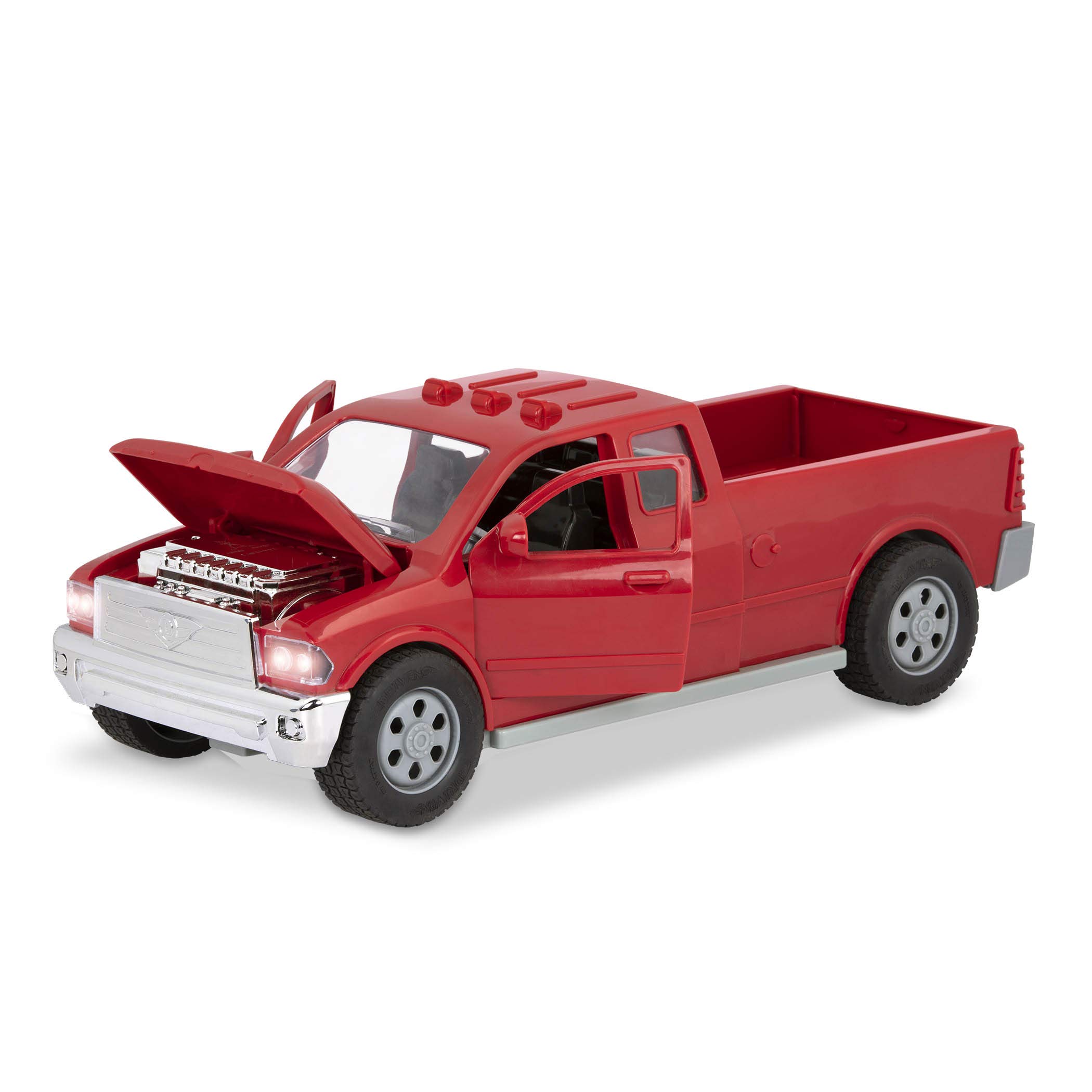 Foto 7 pulgar | Camioneta De Juguete Conducida Por Battat 17 Roja Con Luces Y Sonidos - Venta Internacional.
