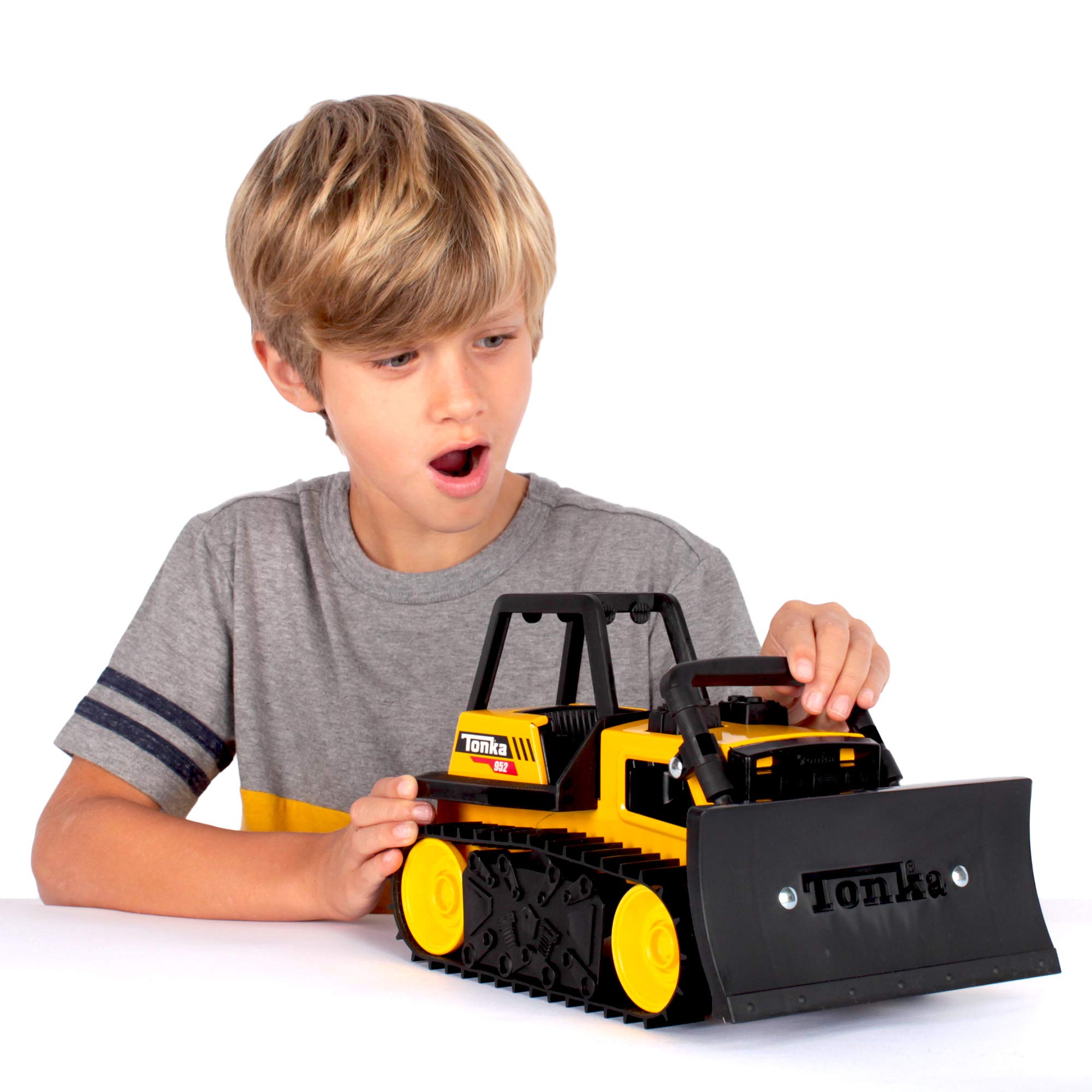 Foto 3 pulgar | Camión De Construcción De Juguete Con Motor De Fricción Tonka Bulldozer - Venta Internacional.