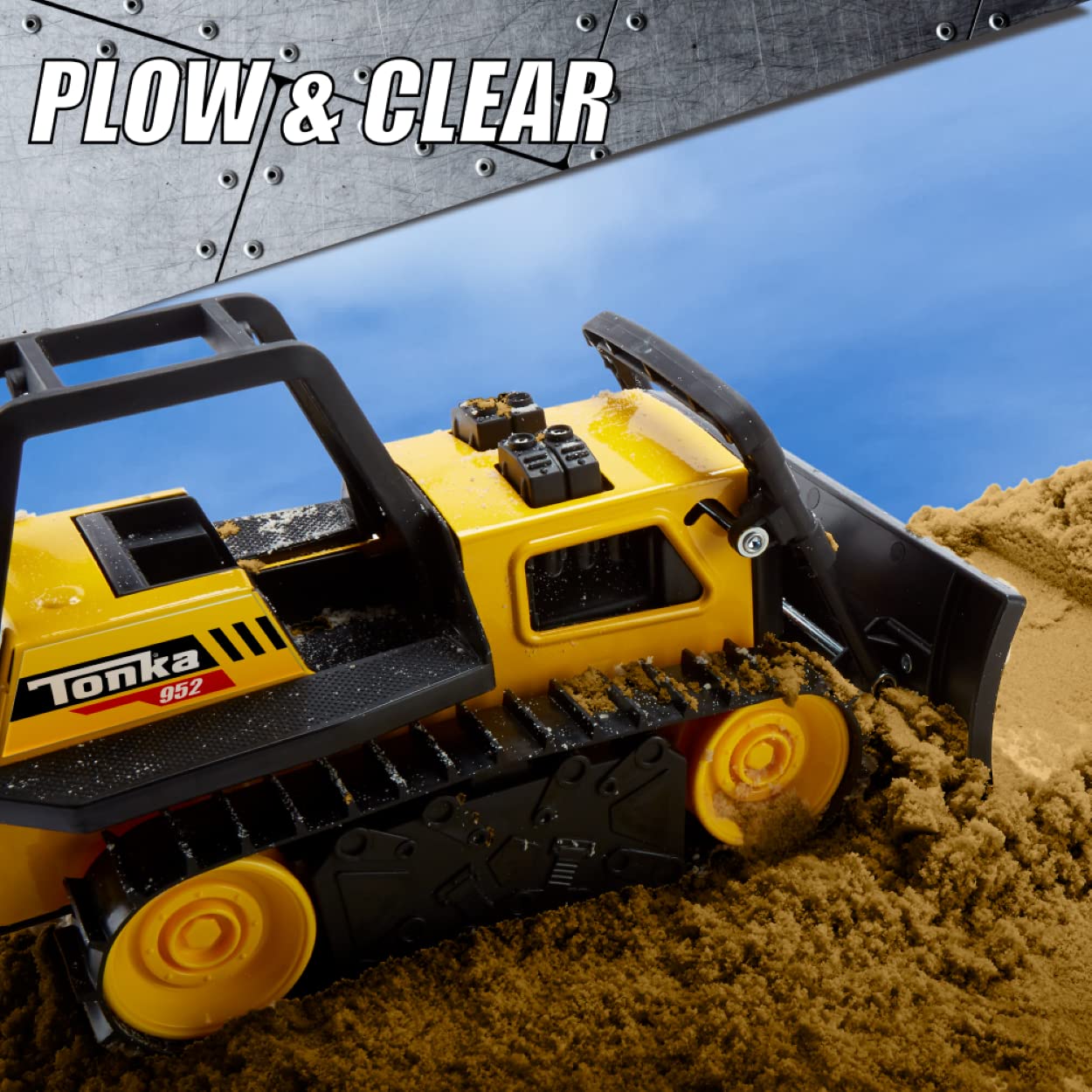 Foto 5 pulgar | Camión De Construcción De Juguete Con Motor De Fricción Tonka Bulldozer - Venta Internacional.