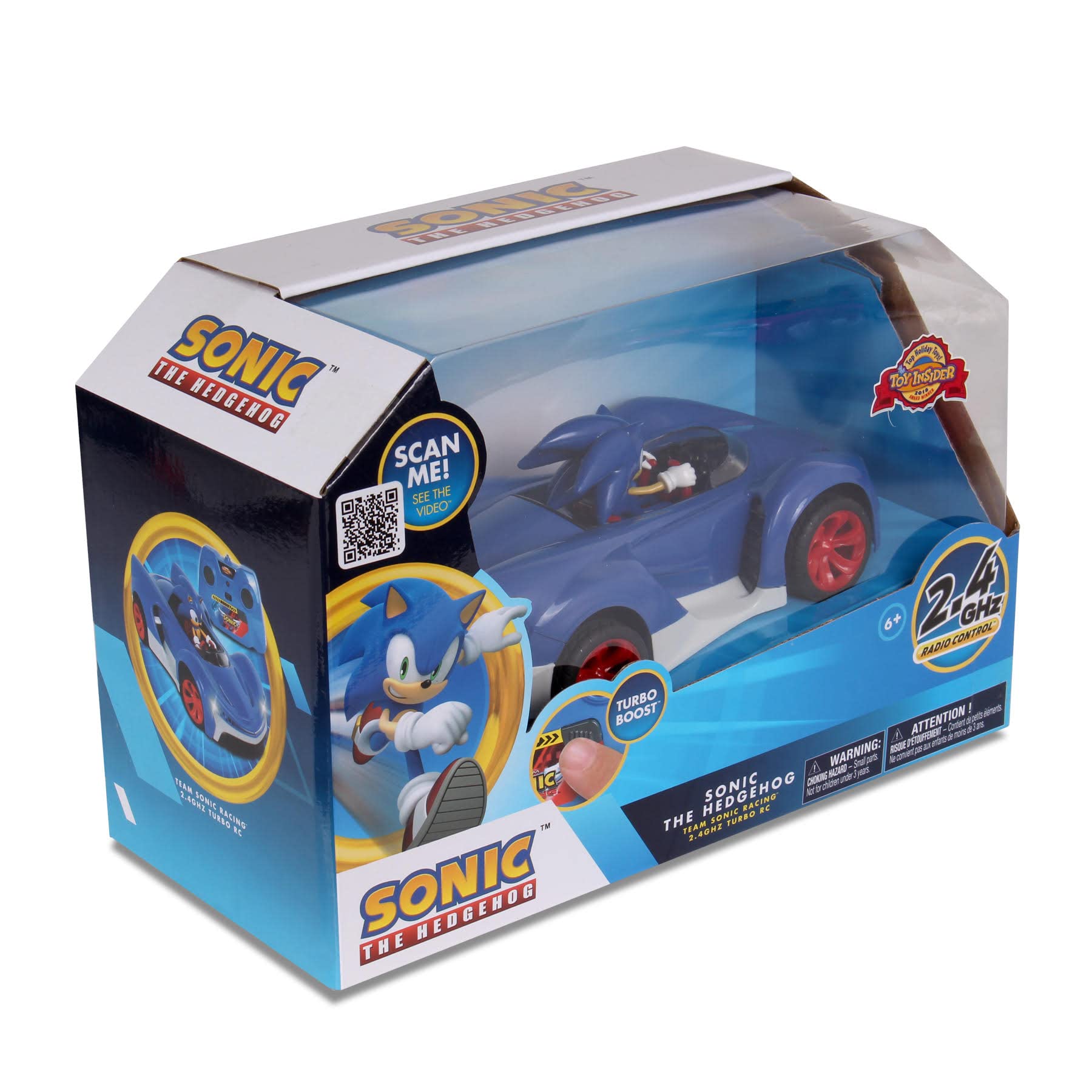 Foto 8 pulgar | Auto De Juguete Nkok Team Sonic Racing Radio Control Turbo Boost - Venta Internacional.