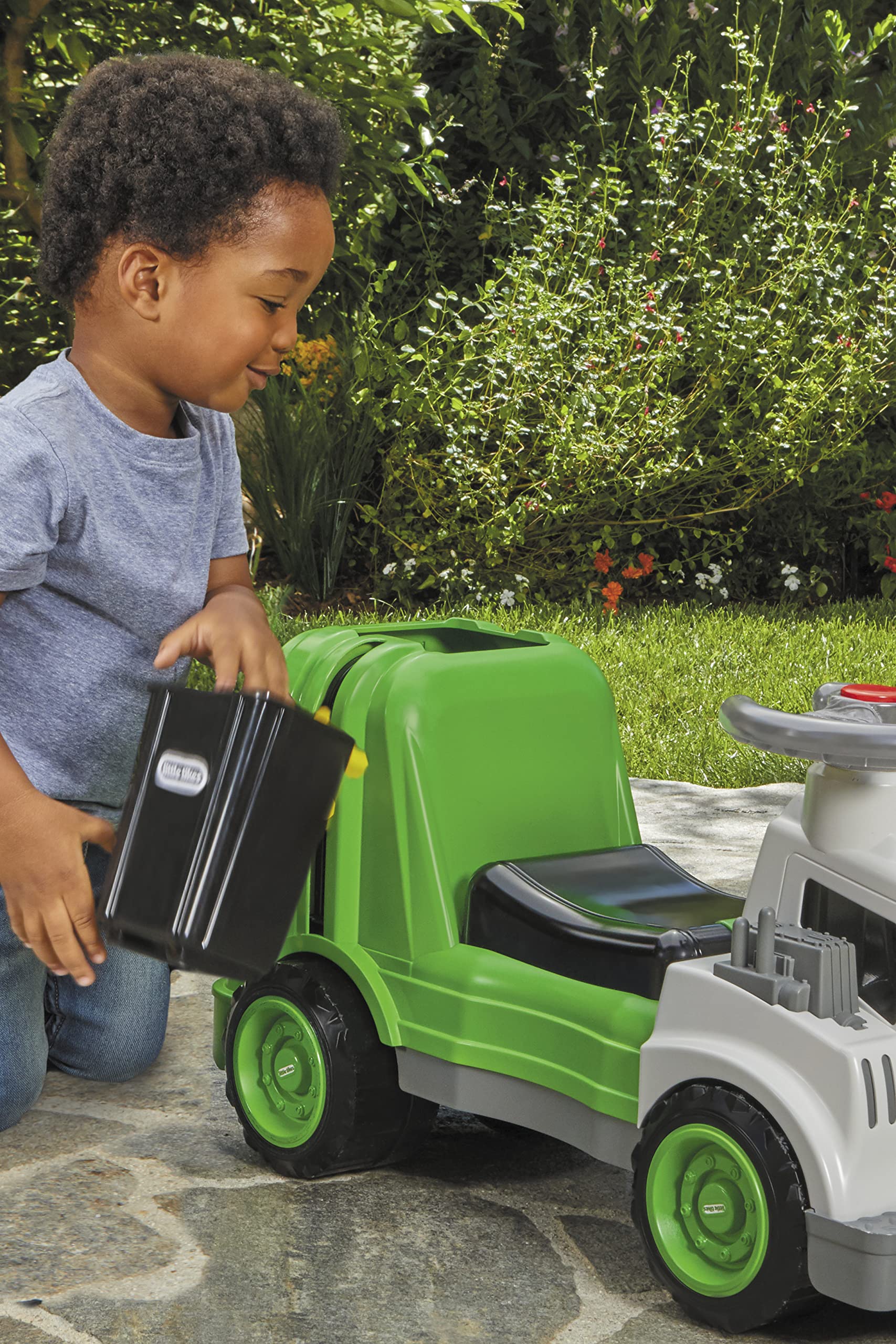 Foto 6 | Excavadoras De Tierra Ride On Garbage Truck Little Tikes Para Niños De 2 A 5 Años - Venta Internacional.