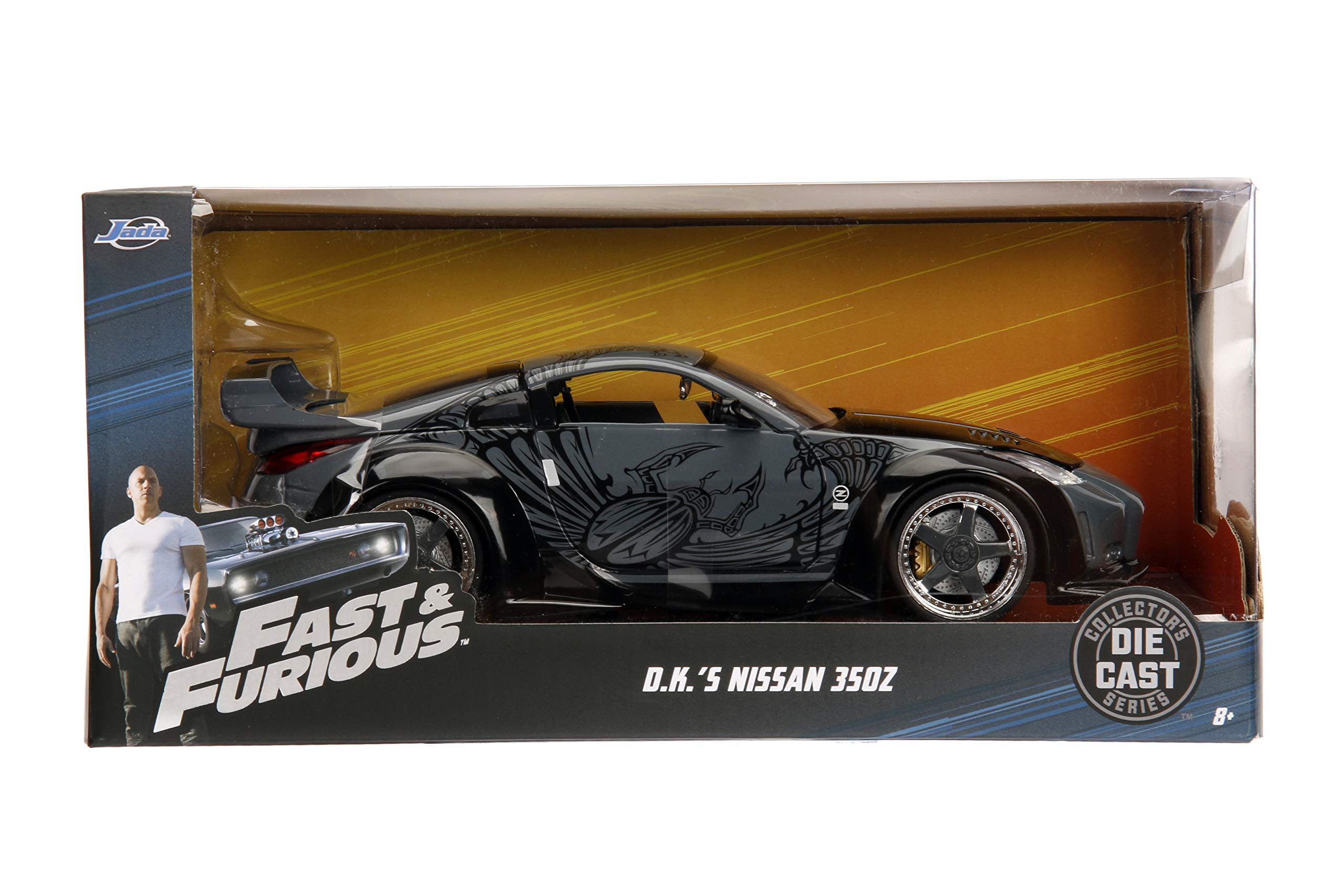 Foto 6 | Coche Fundido A Presión Jada Toys Fast & Furious 1:24 D.k. ' ¿es Un Nissan 350z - Venta Internacional.