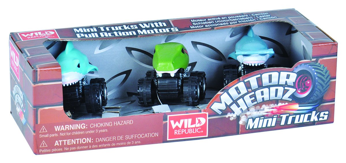 Foto 2 | Vehículo De Juguete Wild Republic Motor Headz Aquatic 12,7 Cm - Venta Internacional.