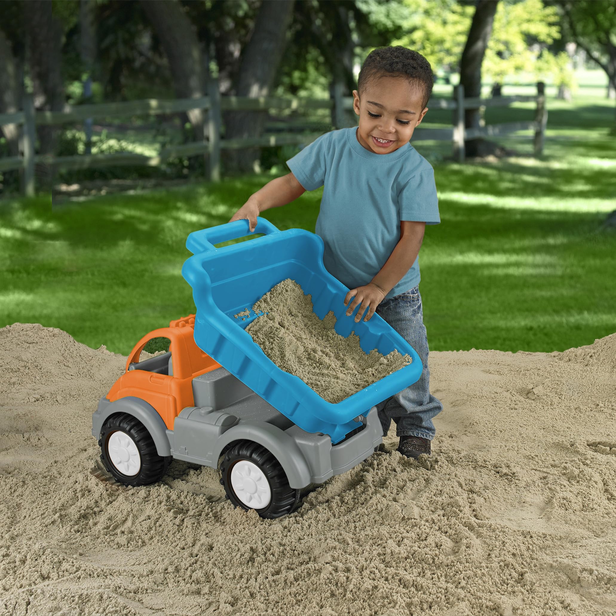 Foto 5 pulgar | Dump Truck American Plastic Toys Gigantic Kids 2+ Years - Venta Internacional.