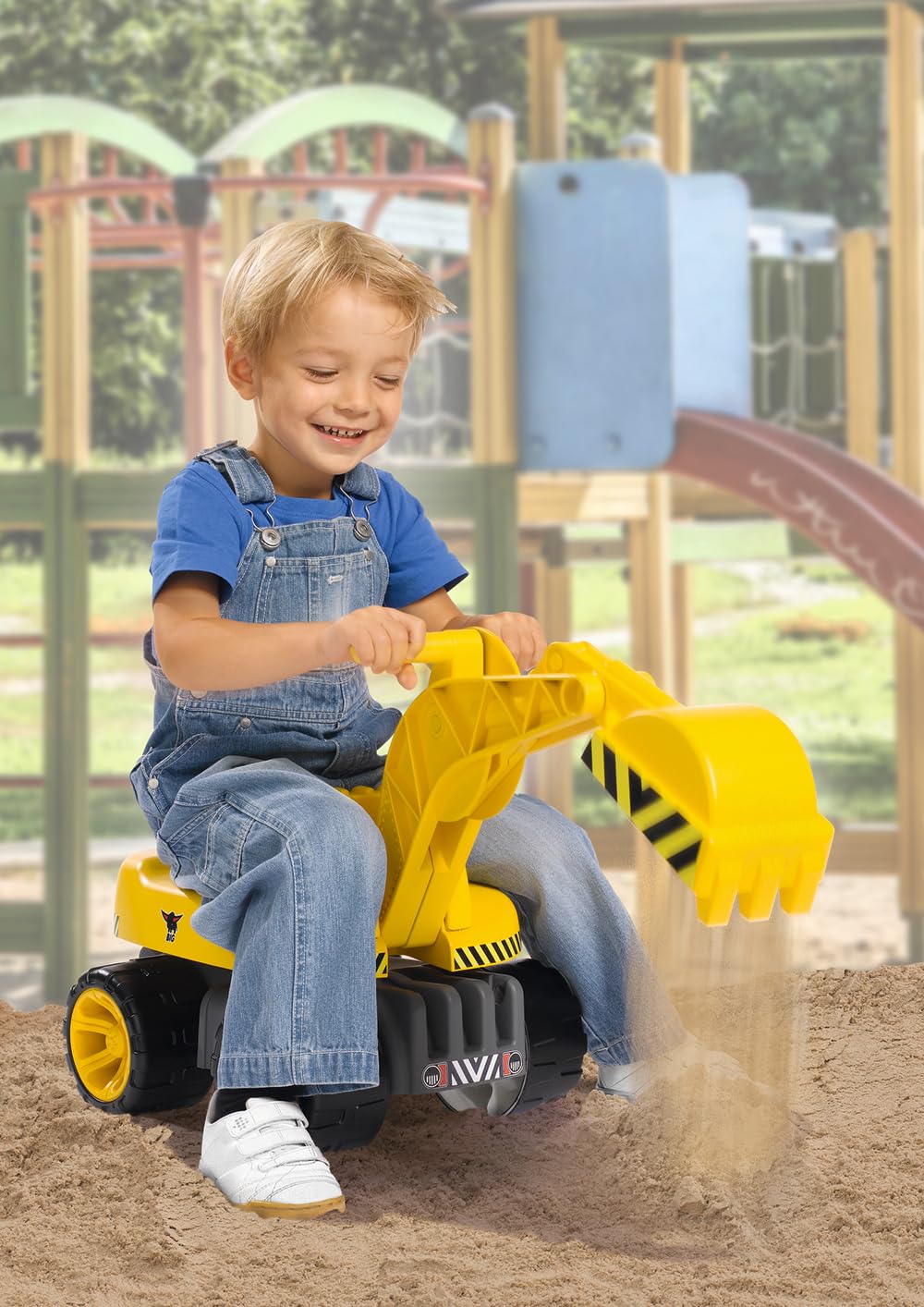 Foto 3 pulgar | Vehículo Excavador Big Power Worker Maxi Digger Para Niños Mayores De 3 Años - Venta Internacional.