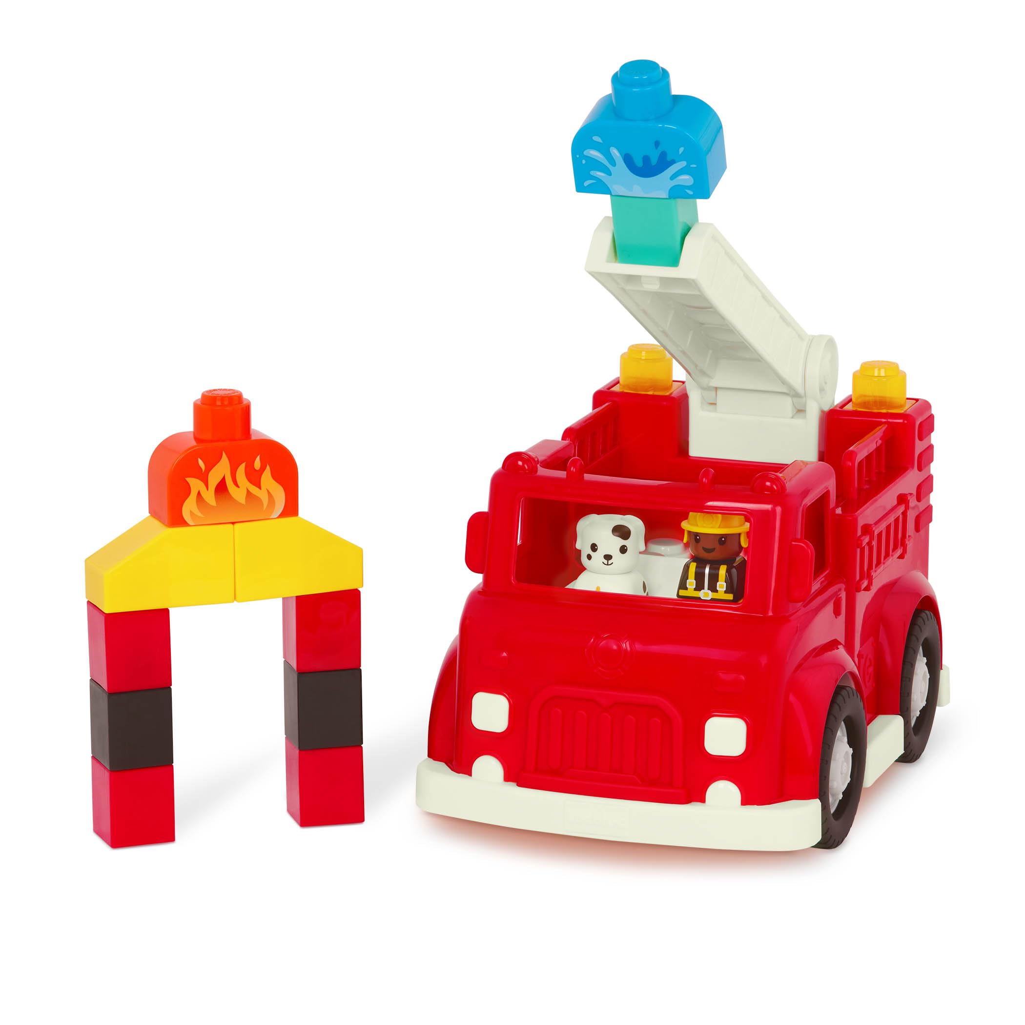 Foto 2 pulgar | Set De Construcción Para Camión De Bomberos De Juguete Battat Locbloc, 17 Unidades+12 M - Venta Internacional.