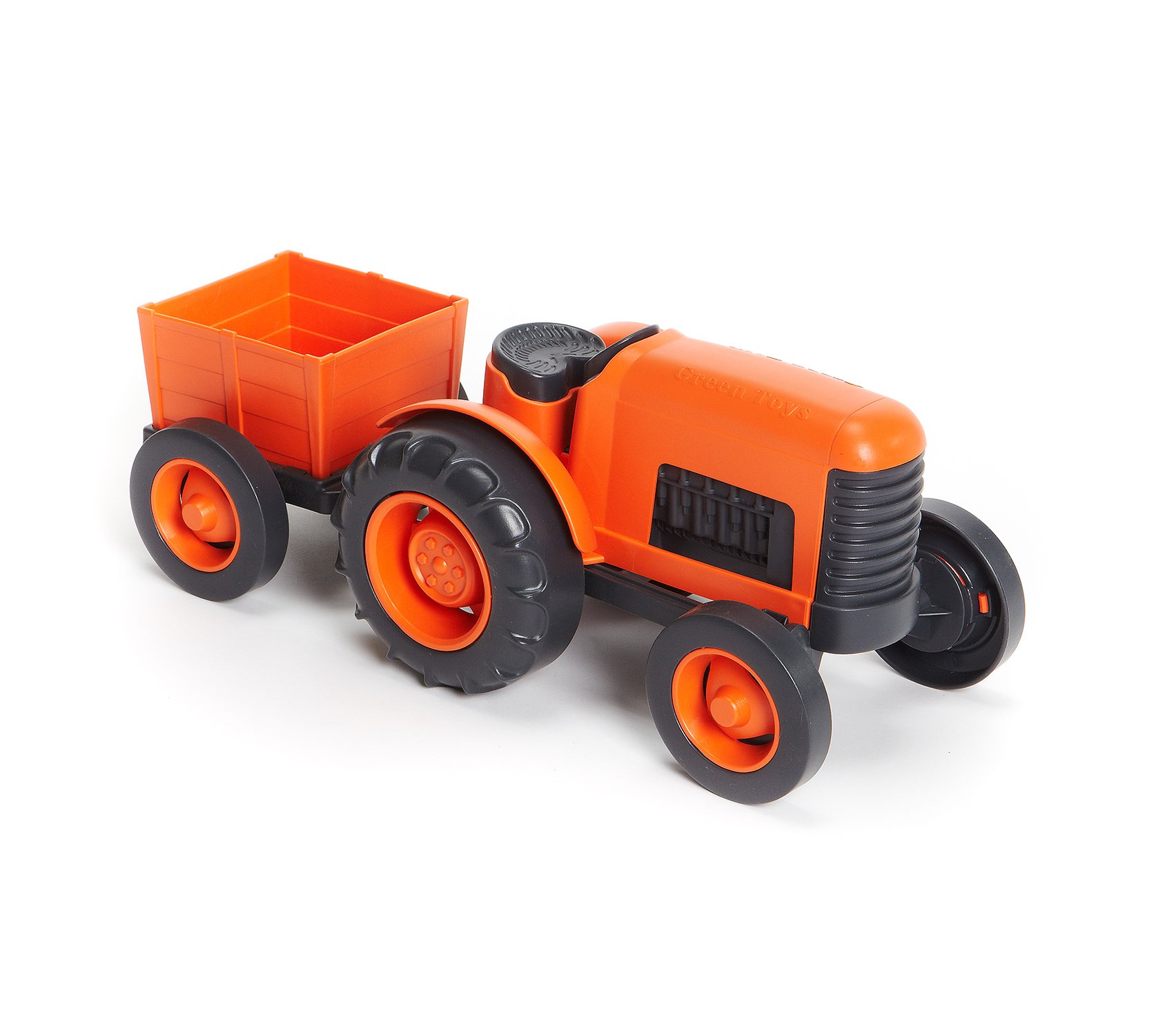 Tractor De Juguete Green Toys Fc Orange Fabricado En Ee. Uu. - Venta Internacional.