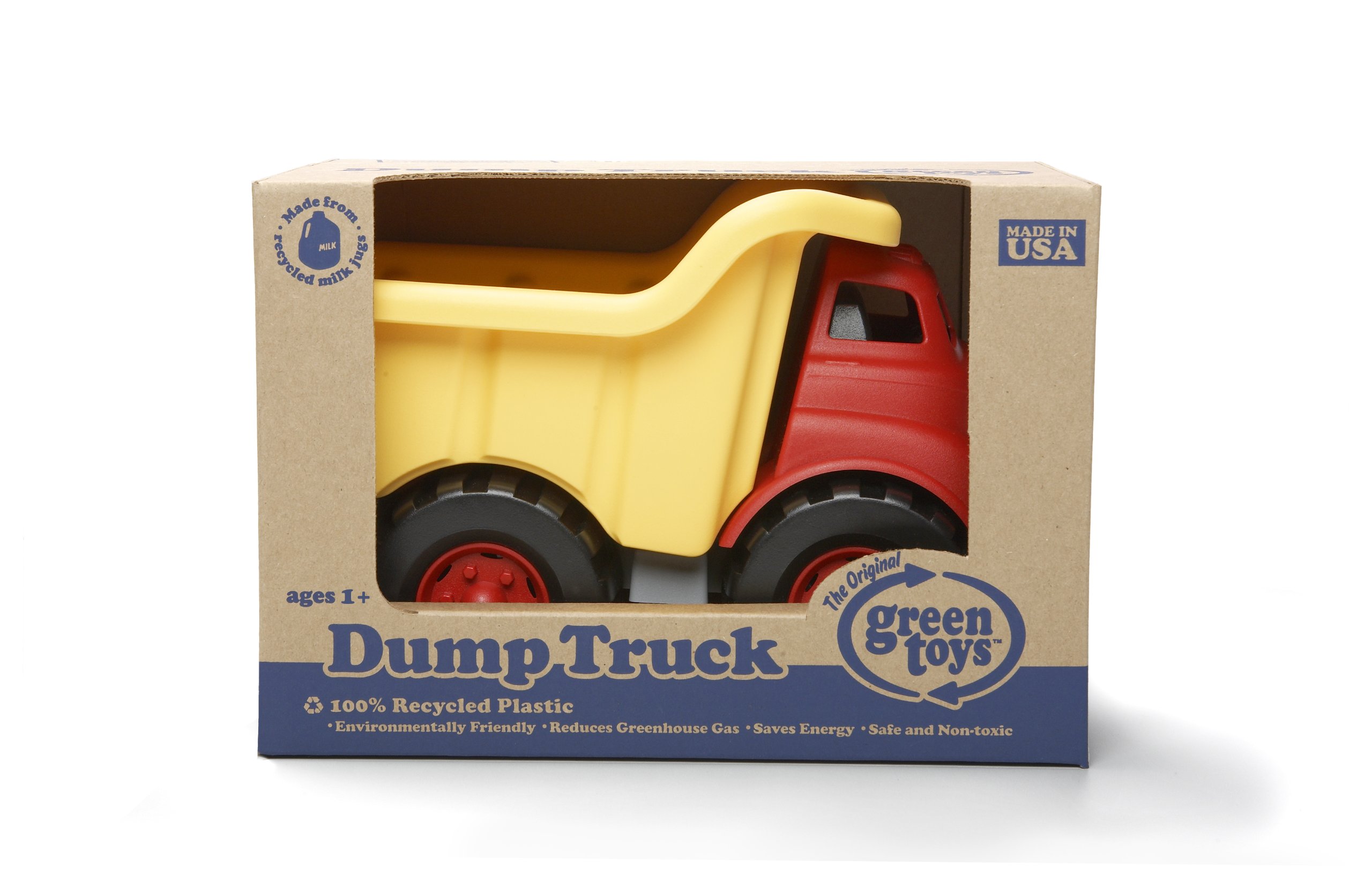 Foto 3 | Dump Truck Green Toys, Camión Volquete, Amarillo/rojo, Sin Bpa - Venta Internacional.