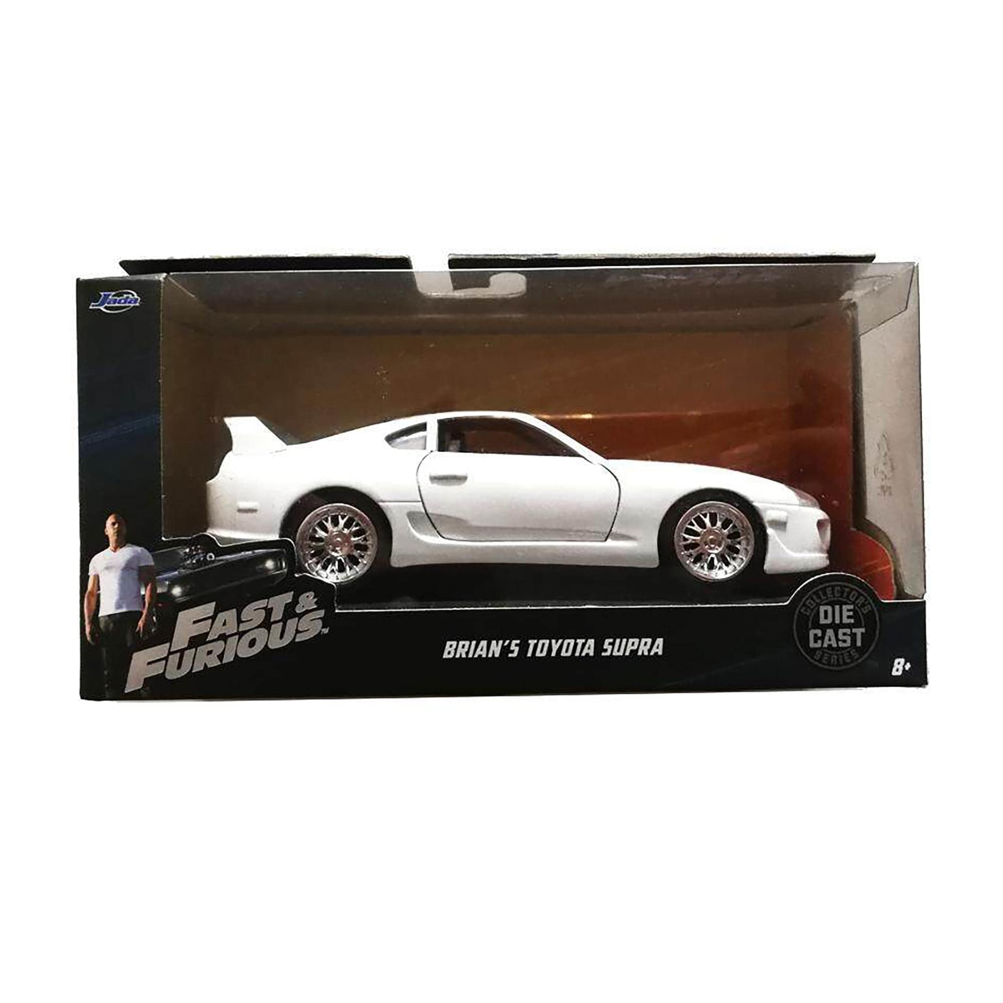 Foto 4 pulgar | Coche Fundido A Presión Jada Toys Fast & Furious 1:24 Brian's Toyota Supra - Venta Internacional.