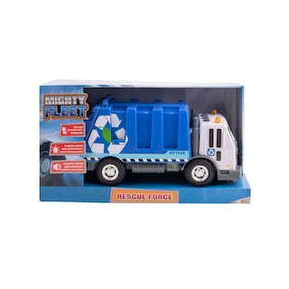 Foto 5 | Camión De Basura Toy Mighty Fleet Rescue Force 12 Con Luces Y Sonidos - Venta Internacional.