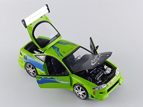 Foto 5 pulgar | Coche Fundido A Presión Jada Toys Fast & Furious 1:24 Brian's Eclipse - Venta Internacional.