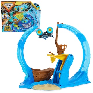 Foto 1 | Set De Juego De Acrobacias Monster Jam Megalodon Loop Of Doom +3 Años - Venta Internacional.
