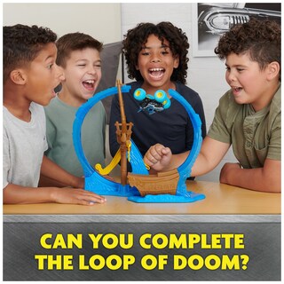 Foto 6 | Set De Juego De Acrobacias Monster Jam Megalodon Loop Of Doom +3 Años - Venta Internacional.