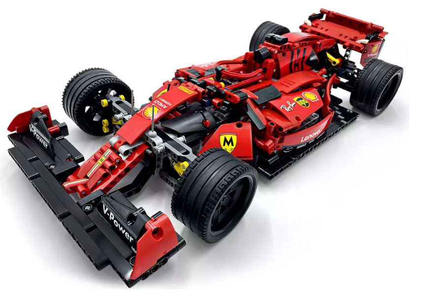 Compatible Con Tecnología Lego Bloques De Modelos De Coches Color Rojo Wünd