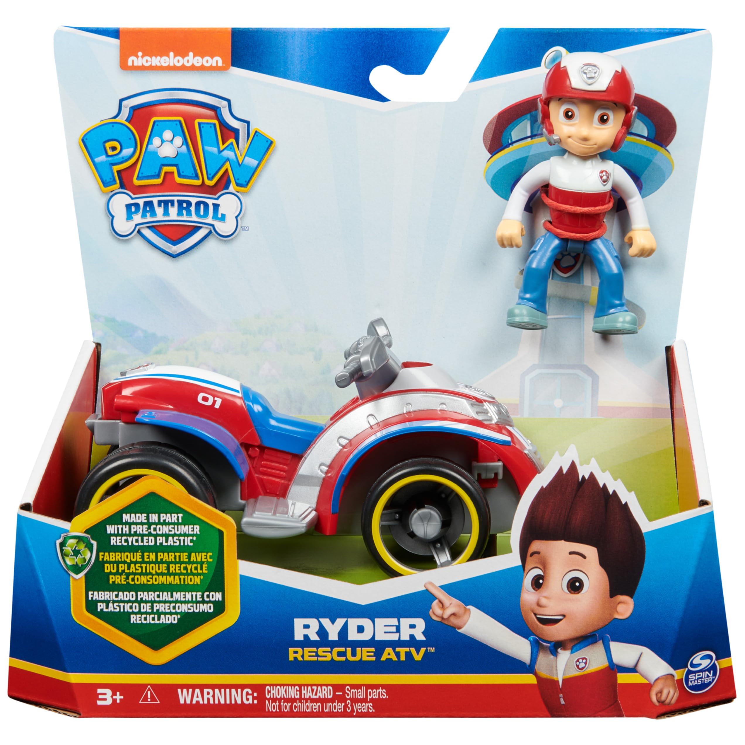 Foto 3 pulgar | Cuatrimoto Paw Patrol Ryder's Rescue con Figura Coleccionable - Venta Internacional