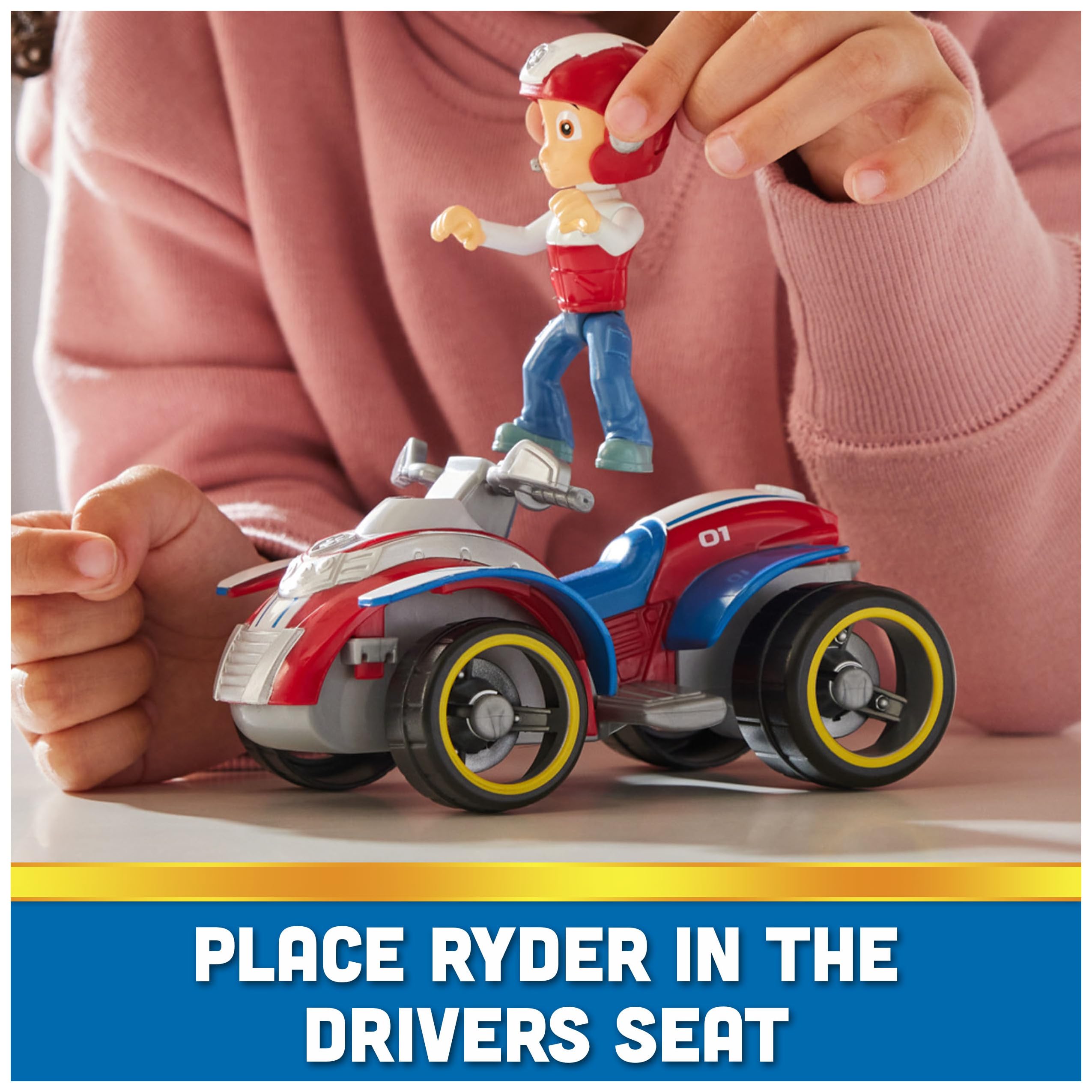 Foto 7 pulgar | Cuatrimoto Paw Patrol Ryder's Rescue con Figura Coleccionable - Venta Internacional