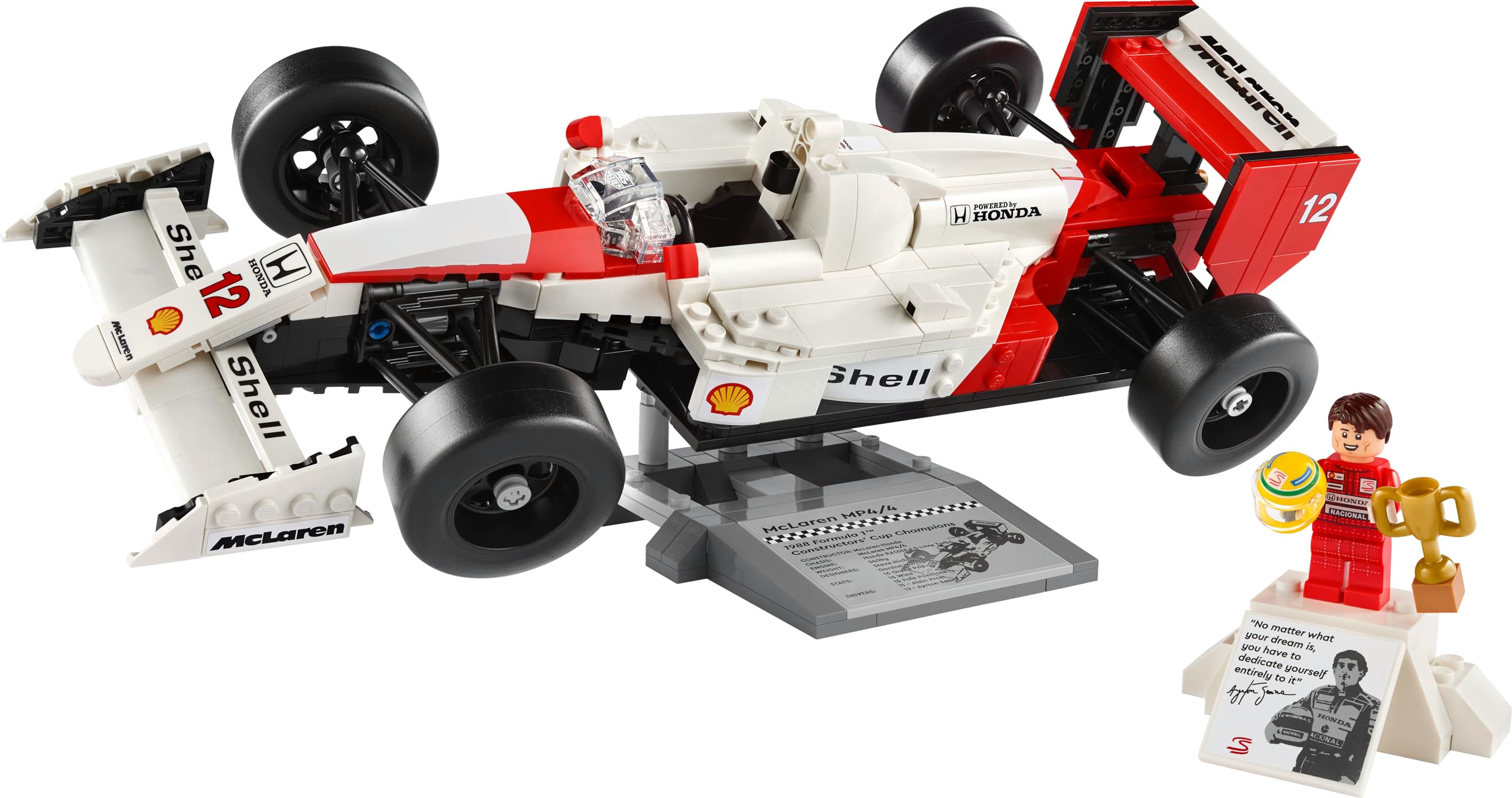 Foto 4 | Juguete De Construcción Lego Icons Mclaren Mp4/4 Y Ayrton Senna - Venta Internacional.