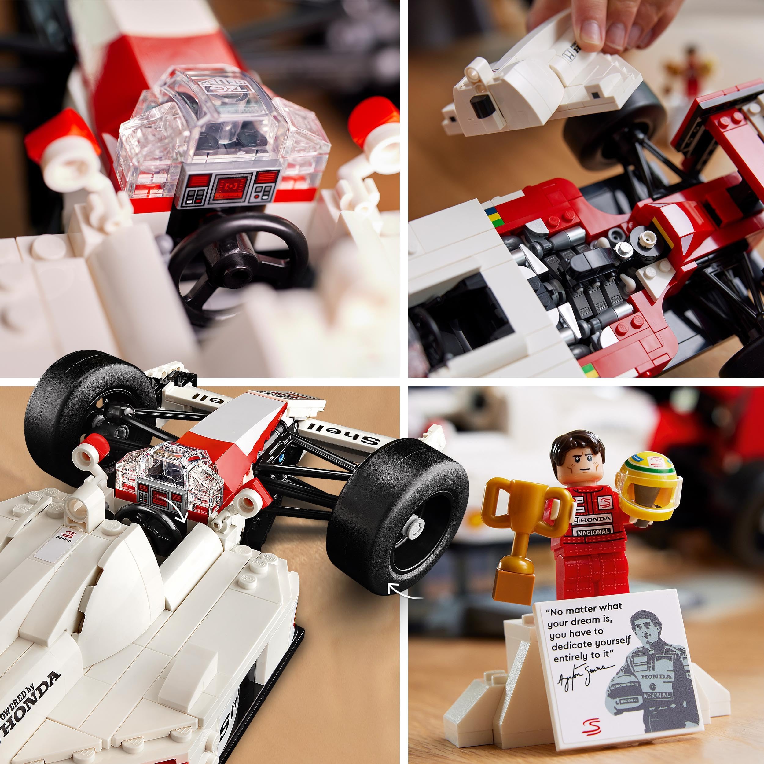 Foto 6 | Juguete De Construcción Lego Icons Mclaren Mp4/4 Y Ayrton Senna - Venta Internacional.