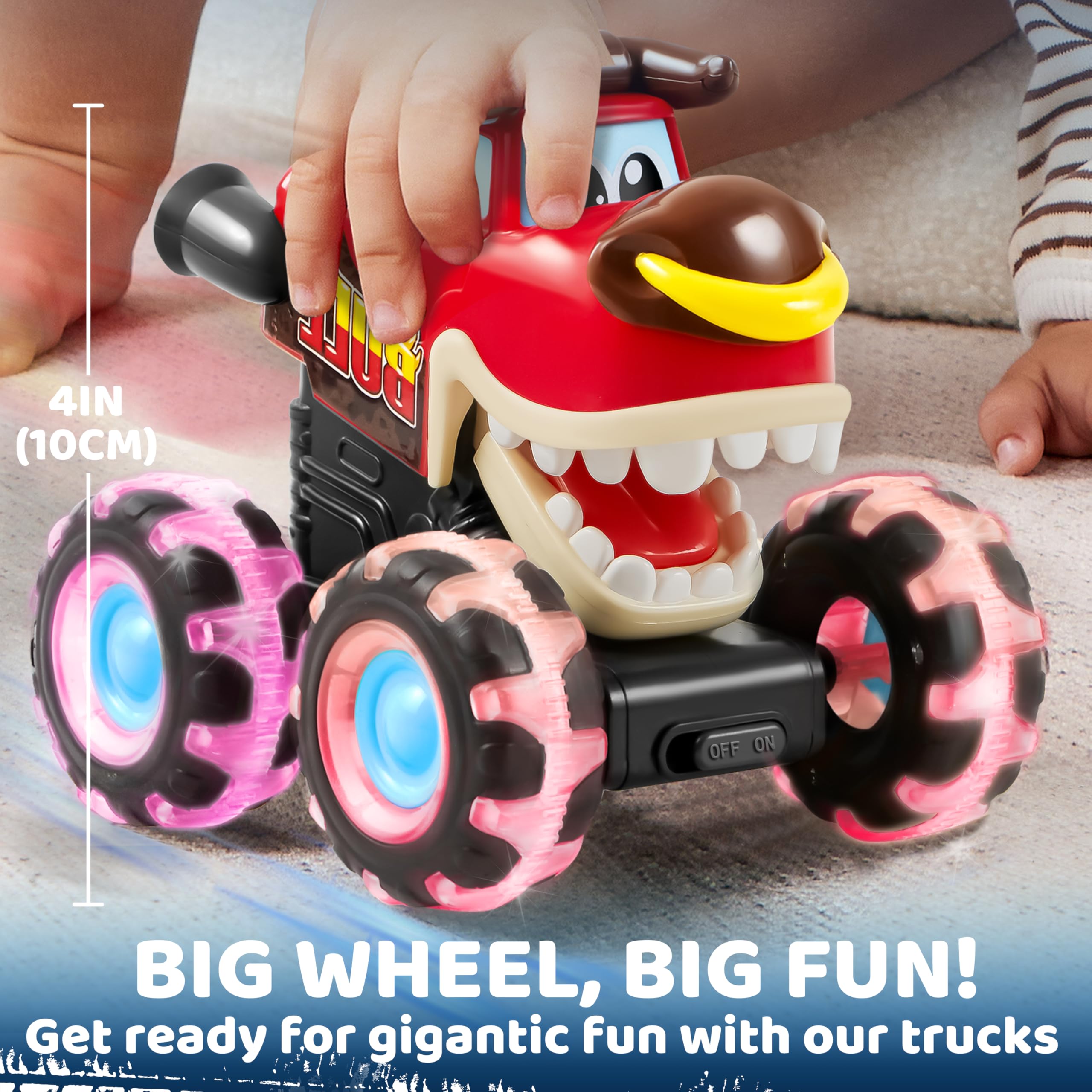 Foto 6 pulgar | Monster Truck Toy Joyin Glow Rover Con Luz Activada Por Movimiento - Venta Internacional.