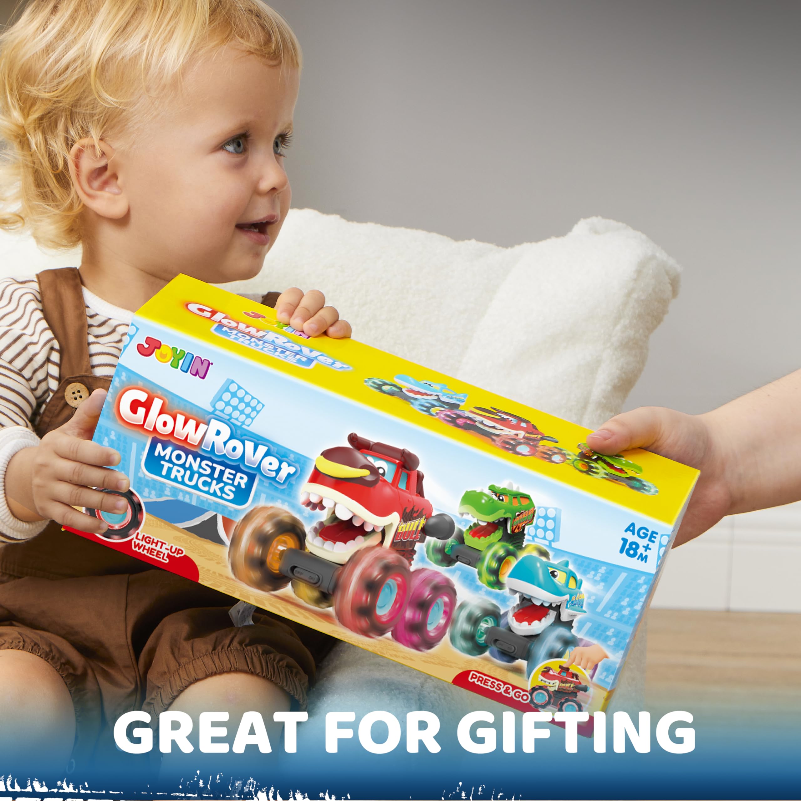 Foto 7 pulgar | Monster Truck Toy Joyin Glow Rover Con Luz Activada Por Movimiento - Venta Internacional.