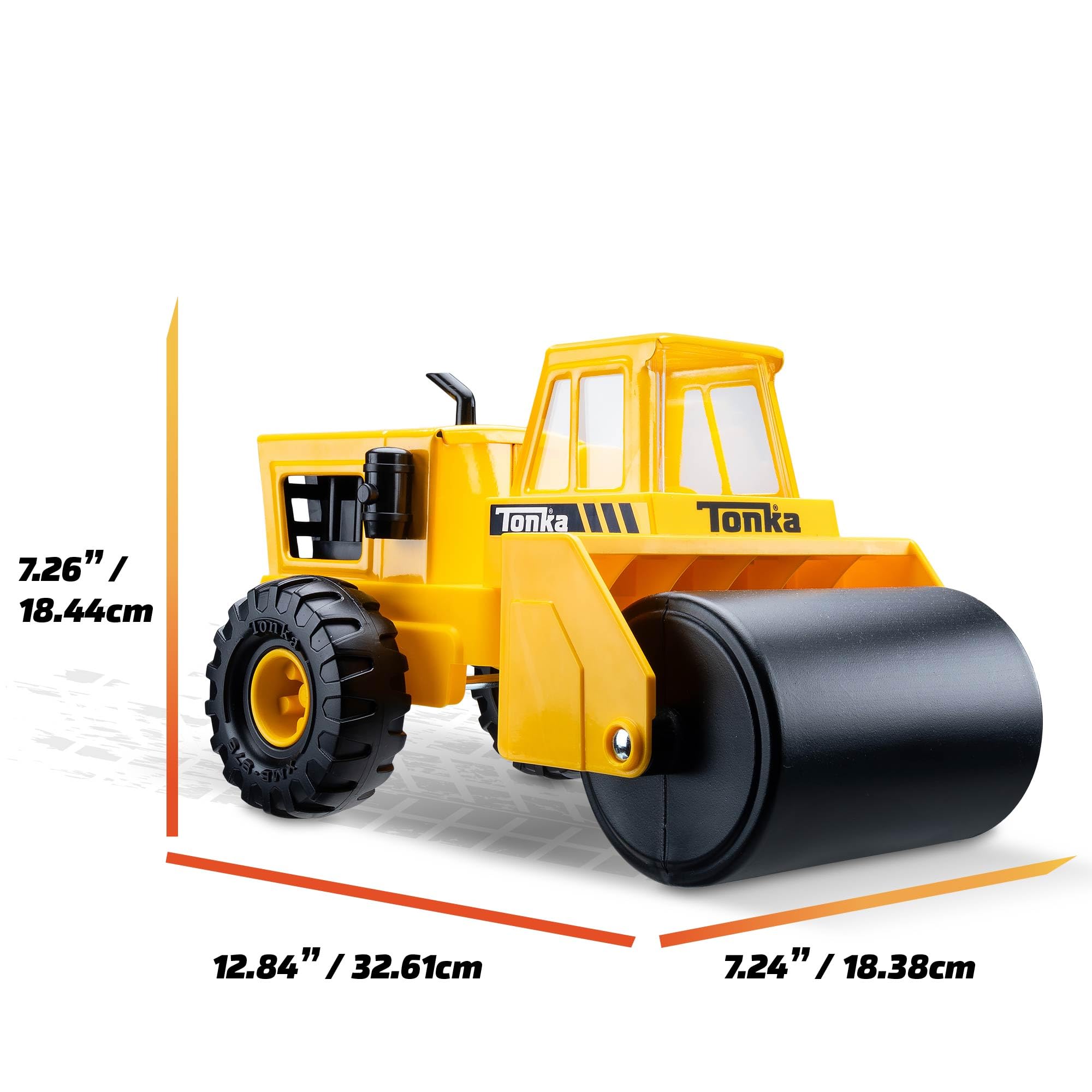 Foto 5 | Rodillo De Vapor Tonka Steel Classics De Toy Truck, Amarillo, Más De 3 Años - Venta Internacional.