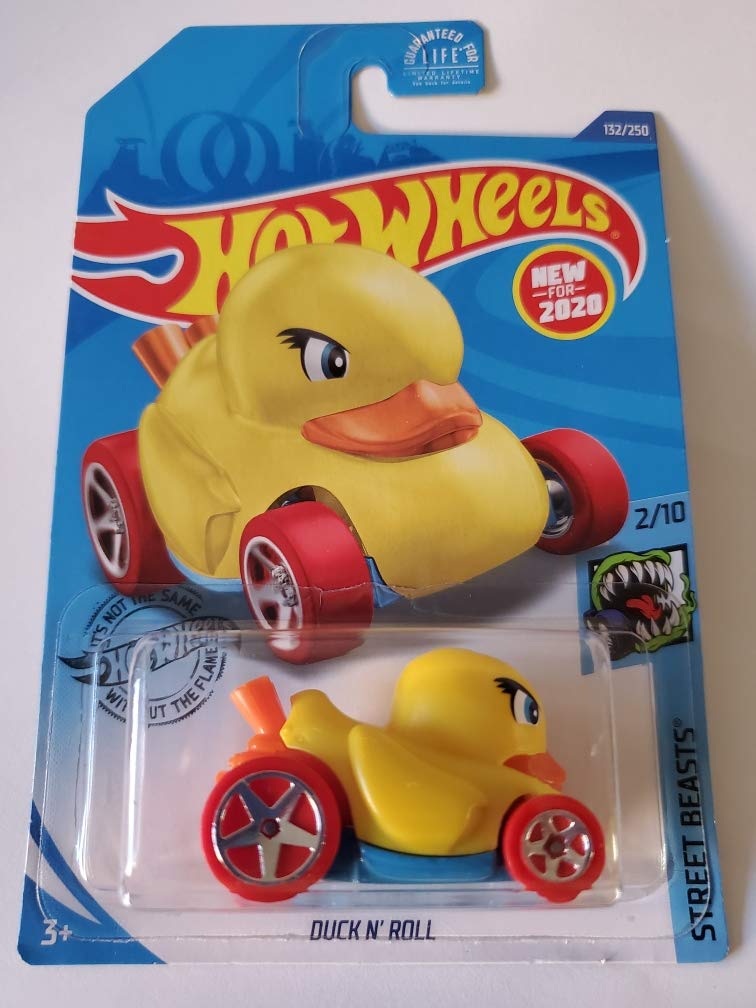 Foto 2 pulgar | Toy Hot Wheels 2020 Street Beasts Duck N' Roll Amarillo - Venta Internacional.