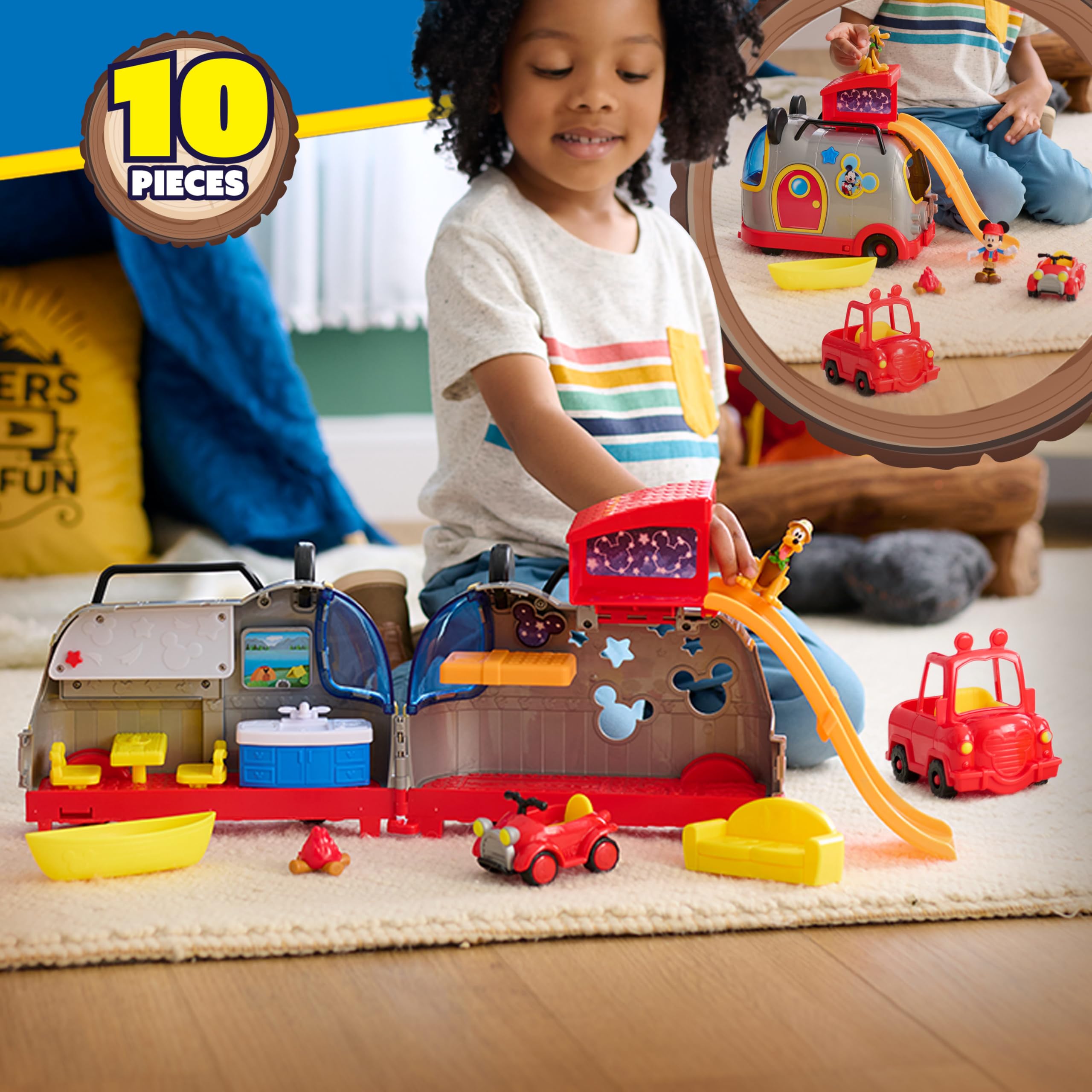 Foto 3 pulgar | Set de Carros Just Play Disney Mickey Mouse Infantil-Venta Internacional
