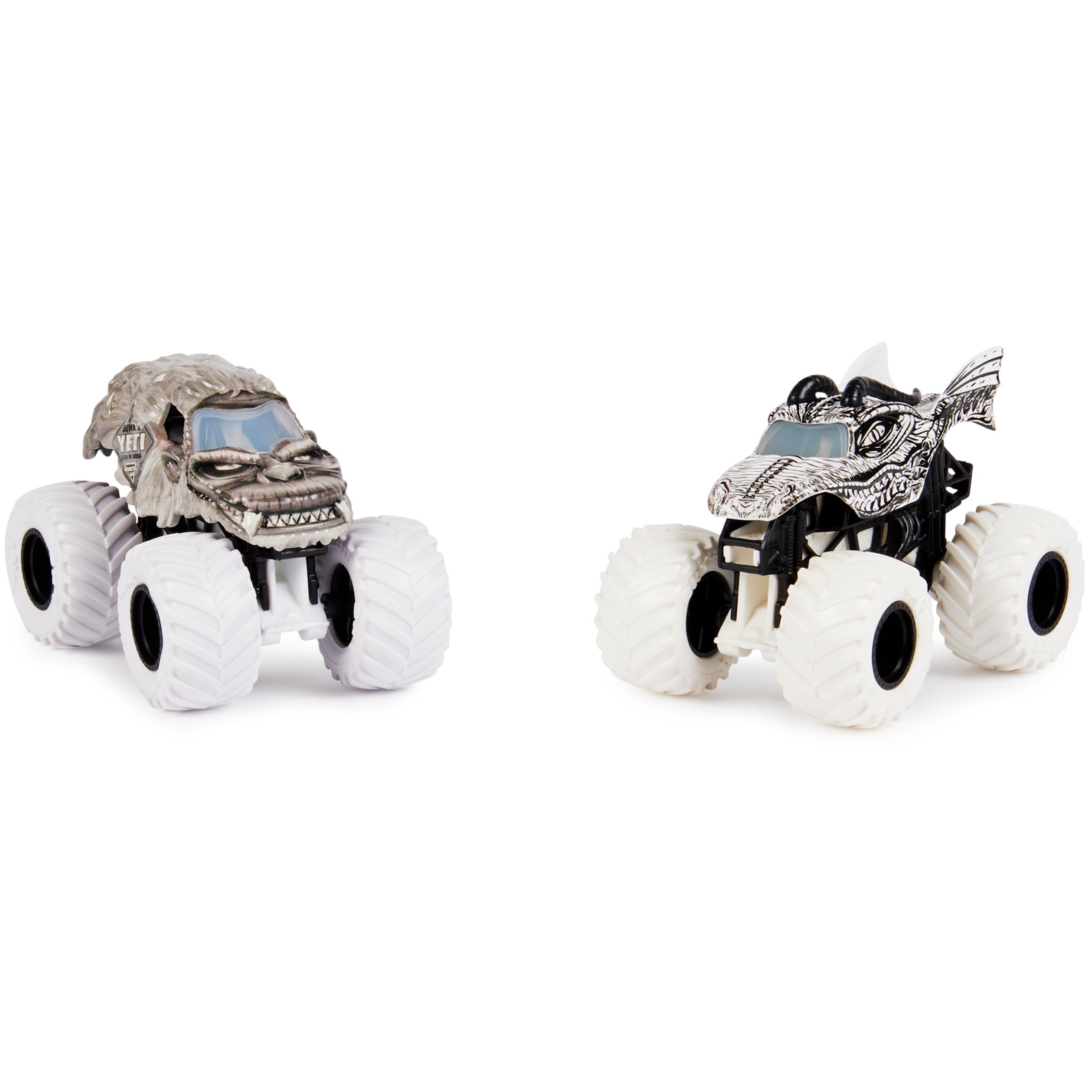 Foto 3 pulgar | Toy Monster Jam Dragon Vs. Camiones Yeti Fundidos A Presión A Escala 1:64 - Venta Internacional.