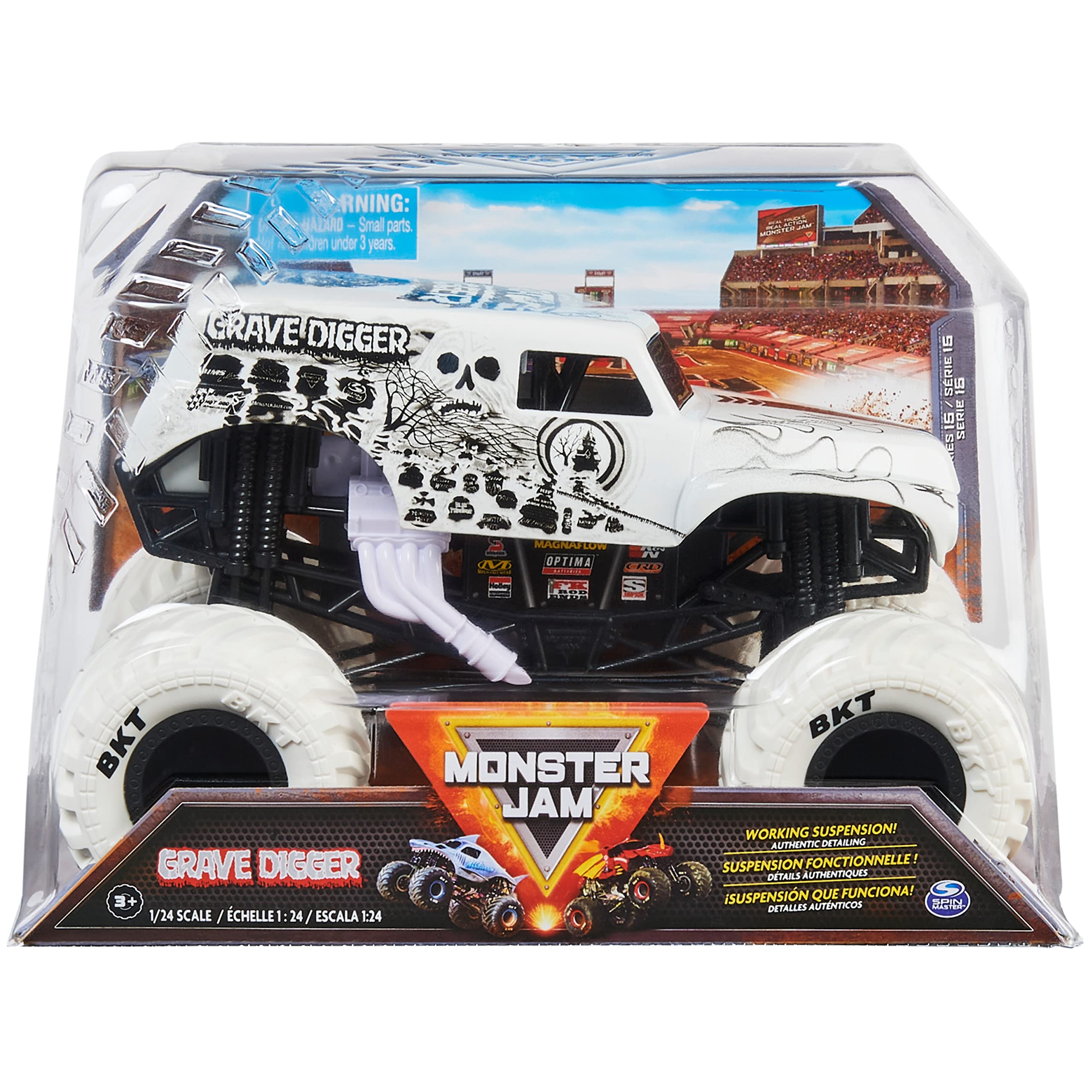 Foto 1 | Vehículo Fundido A Presión De Coleccionista Monster Jam Grave Digger 1:24 - Venta Internacional.