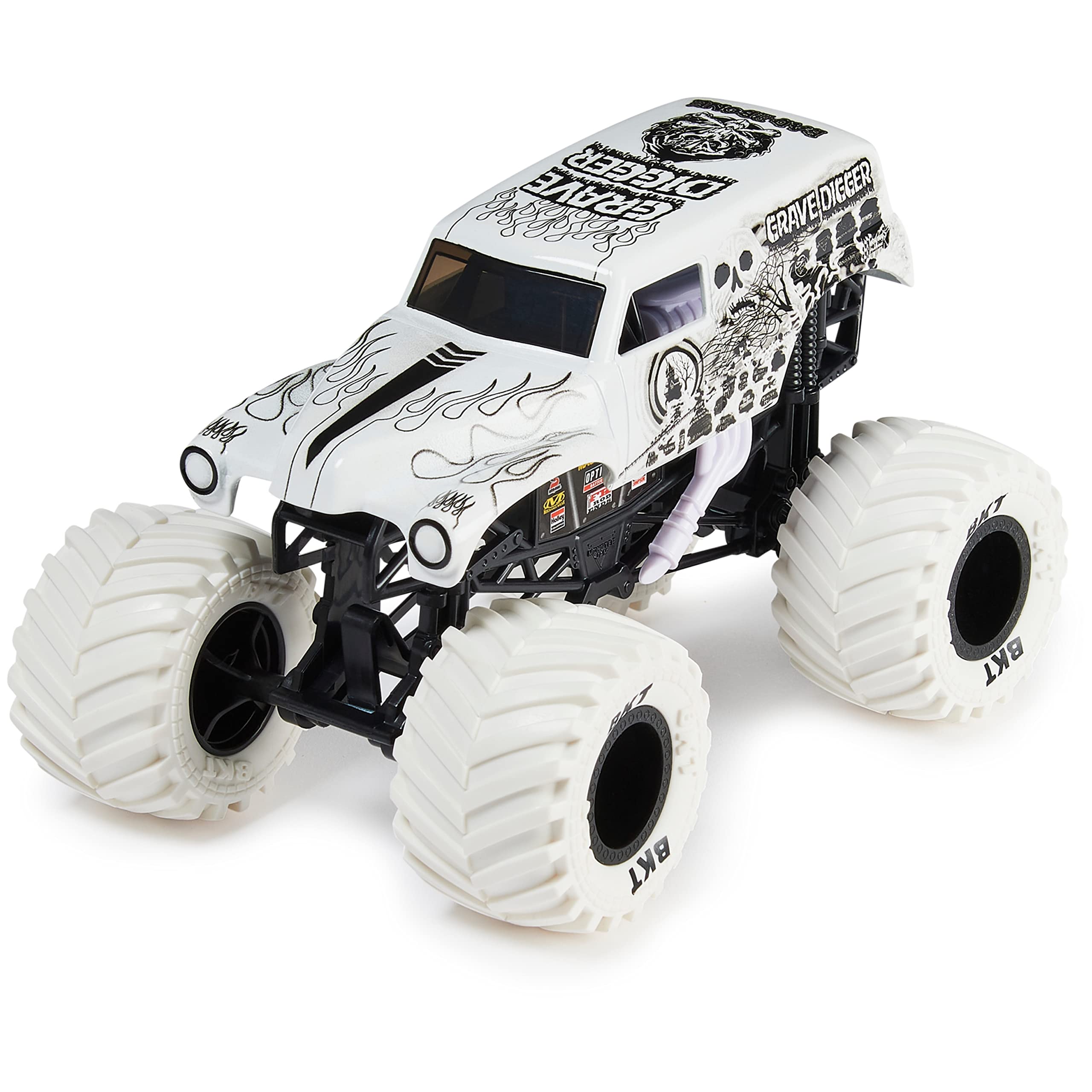 Foto 2 | Vehículo Fundido A Presión De Coleccionista Monster Jam Grave Digger 1:24 - Venta Internacional.