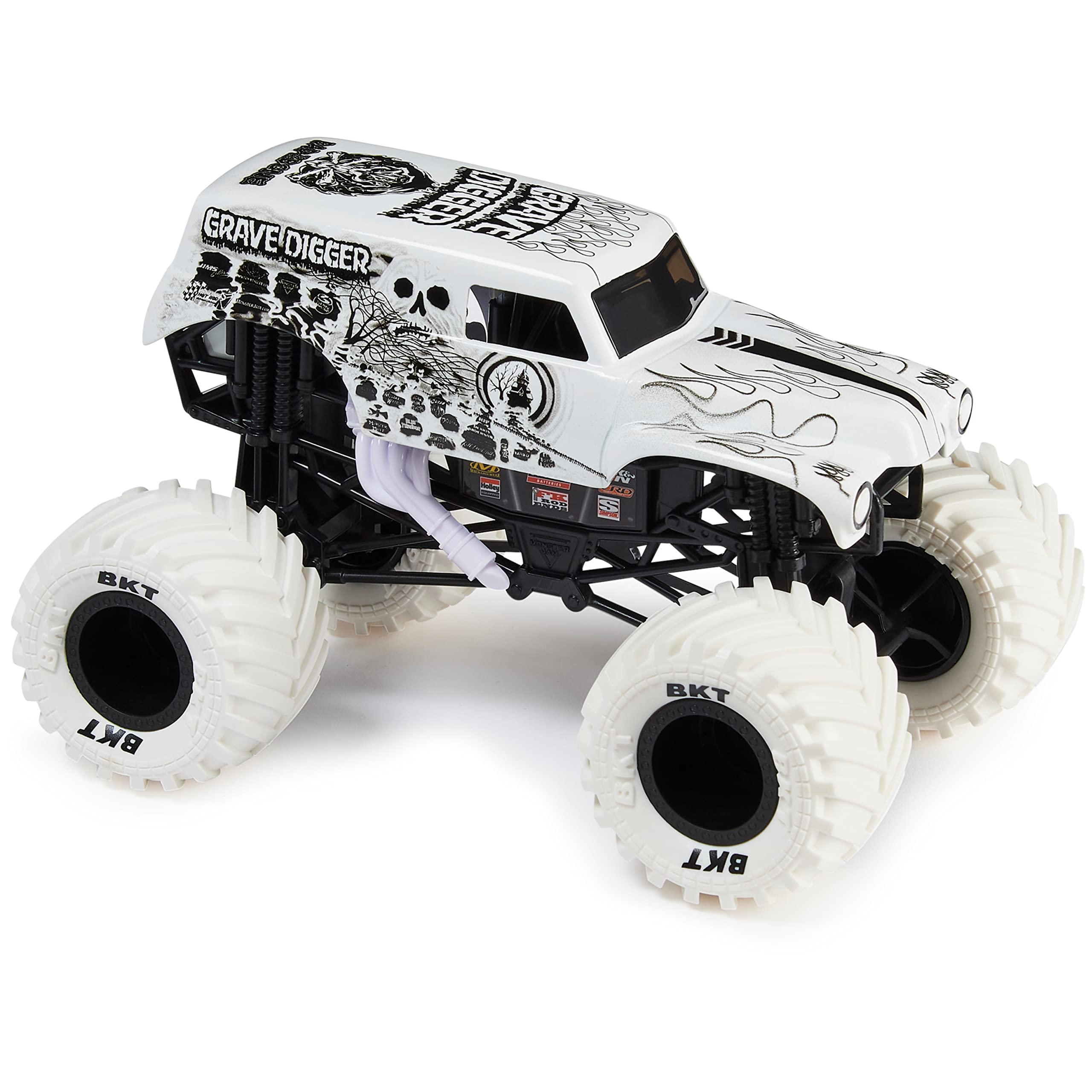 Foto 3 | Vehículo Fundido A Presión De Coleccionista Monster Jam Grave Digger 1:24 - Venta Internacional.
