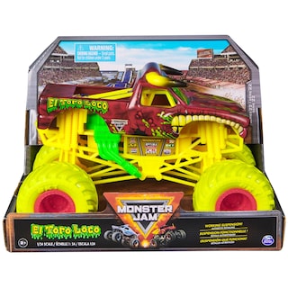 Foto 1 | Monster Truck Fundido A Presión De Coleccionista Monster Jam El Toro Loco 1:24 - Venta Internacional.