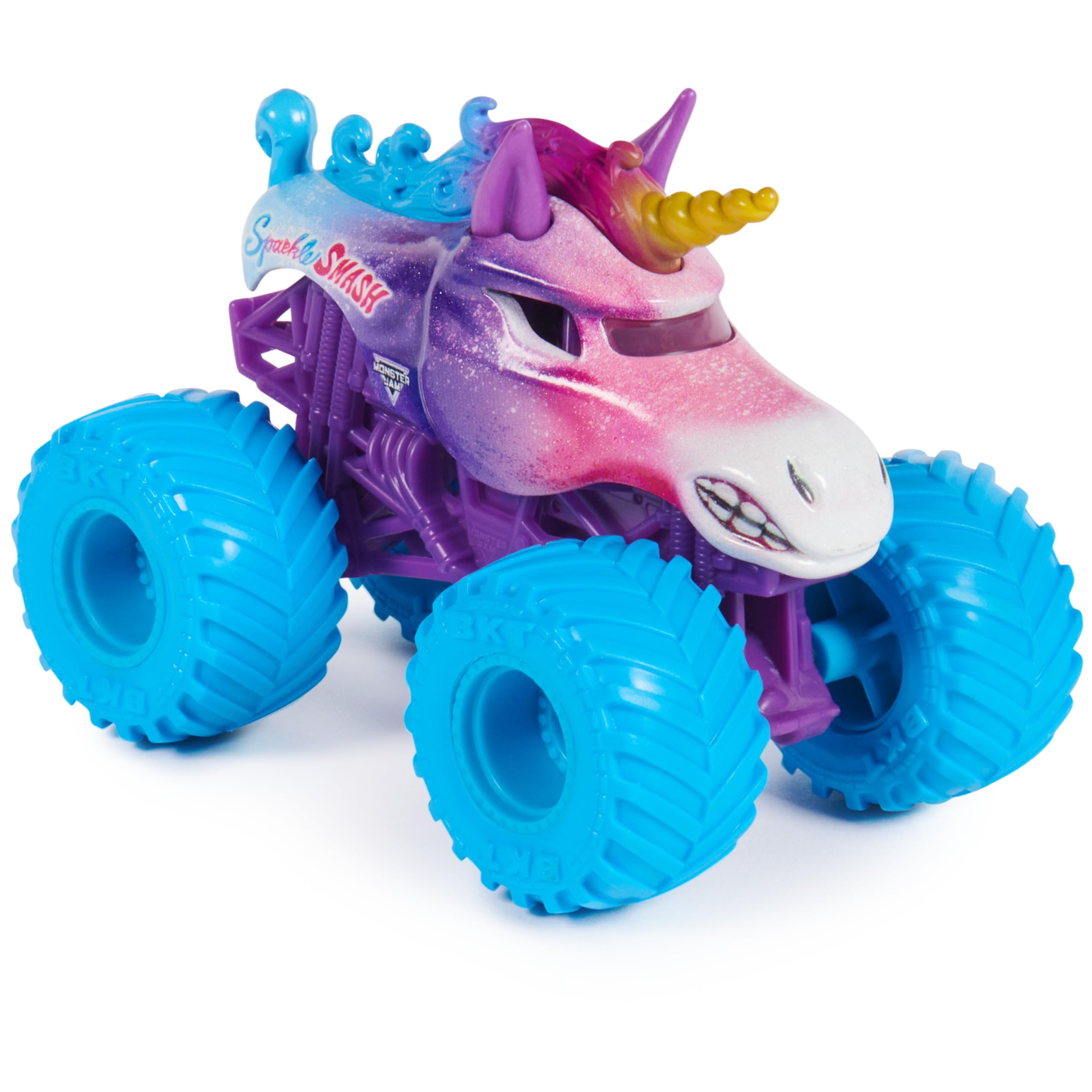 Foto 3 pulgar | Monster Truck Monster Jam Sparkle Smash 1:64 Fundido A Presión - Venta Internacional.