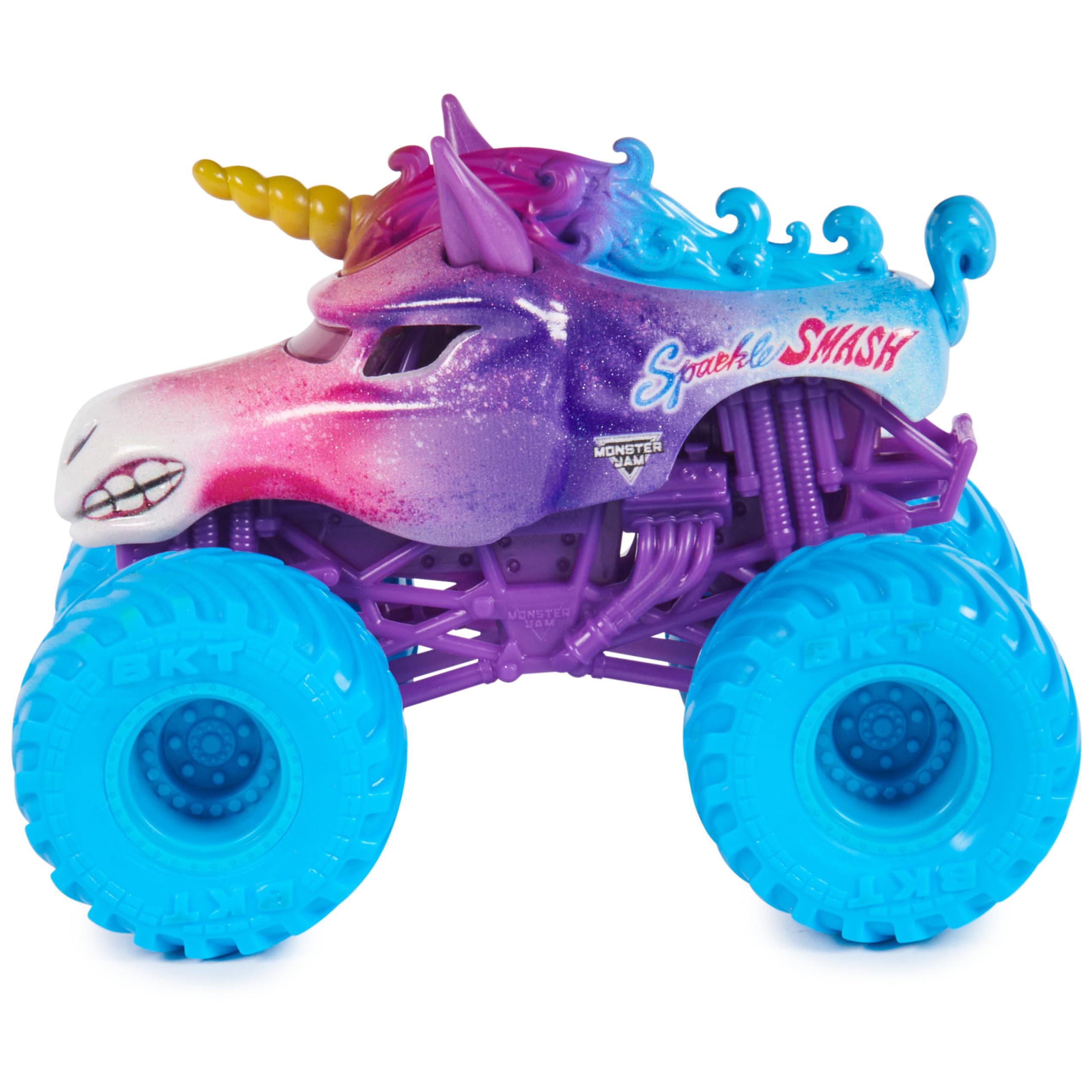 Foto 4 pulgar | Monster Truck Monster Jam Sparkle Smash 1:64 Fundido A Presión - Venta Internacional.