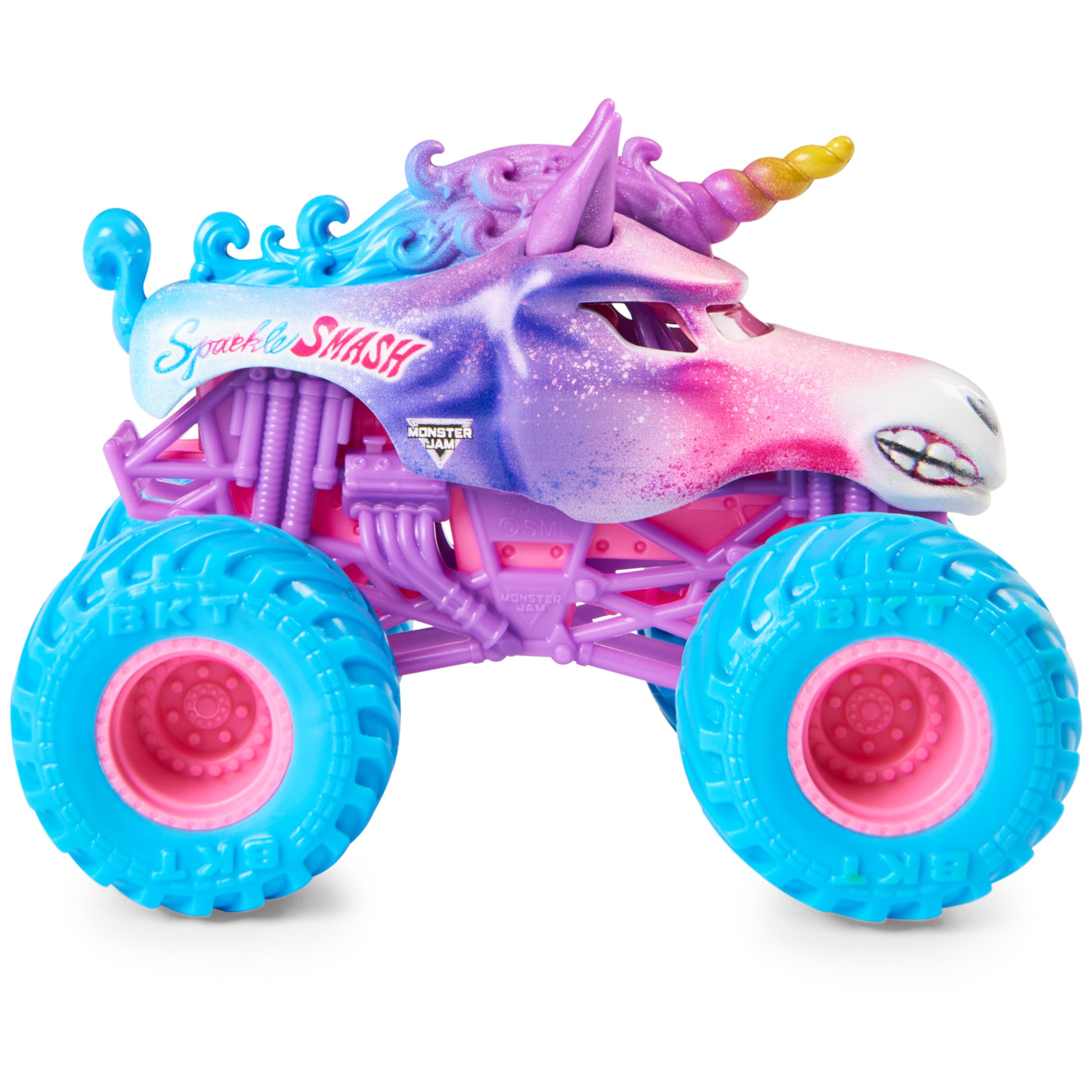 Foto 4 pulgar | Toy Monster Jam Dragon Vs. Camiones Fundidos A Presión Sparkle Smash 1:64 - Venta Internacional.