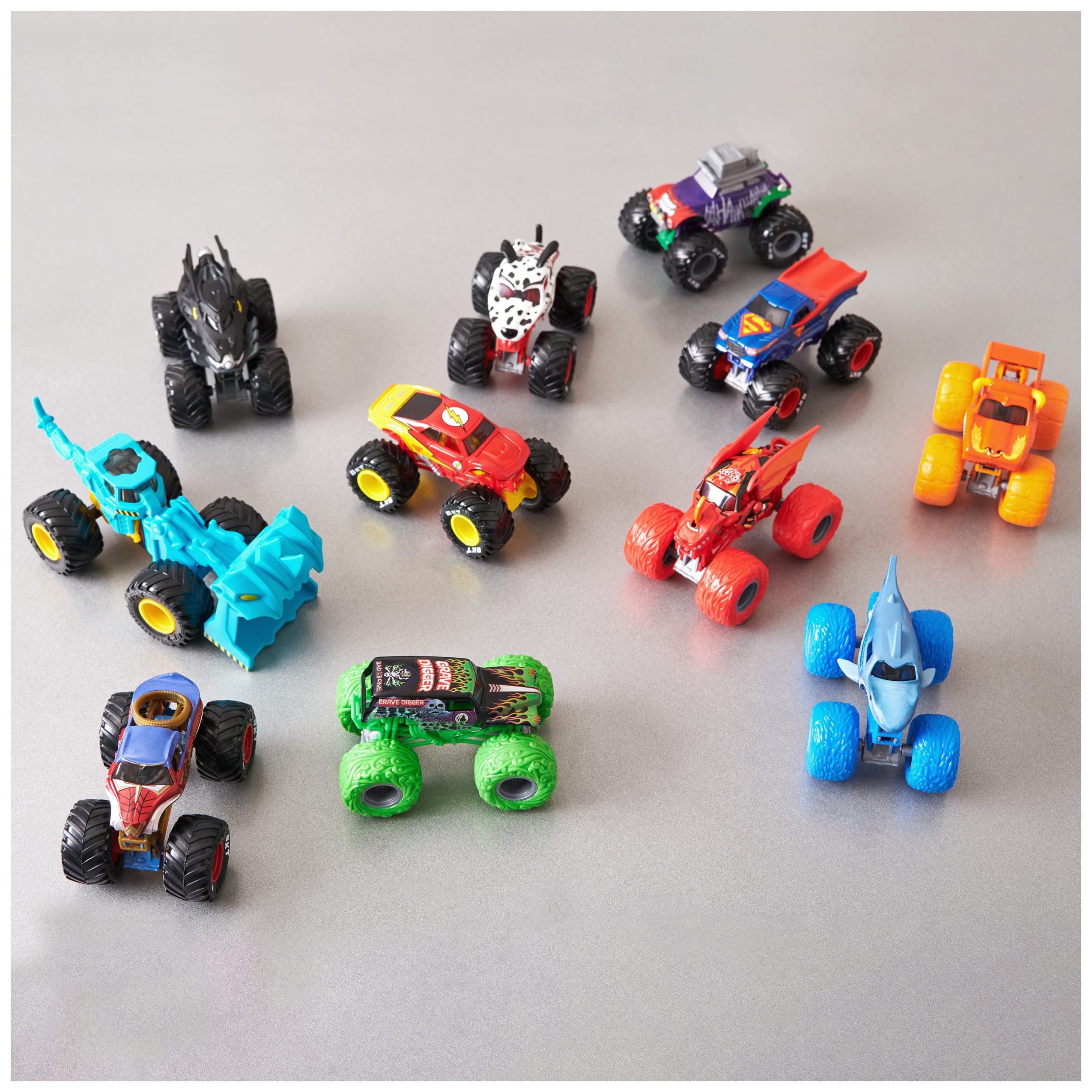 Foto 8 pulgar | Toy Monster Jam Dragon Vs. Camiones Fundidos A Presión Sparkle Smash 1:64 - Venta Internacional.