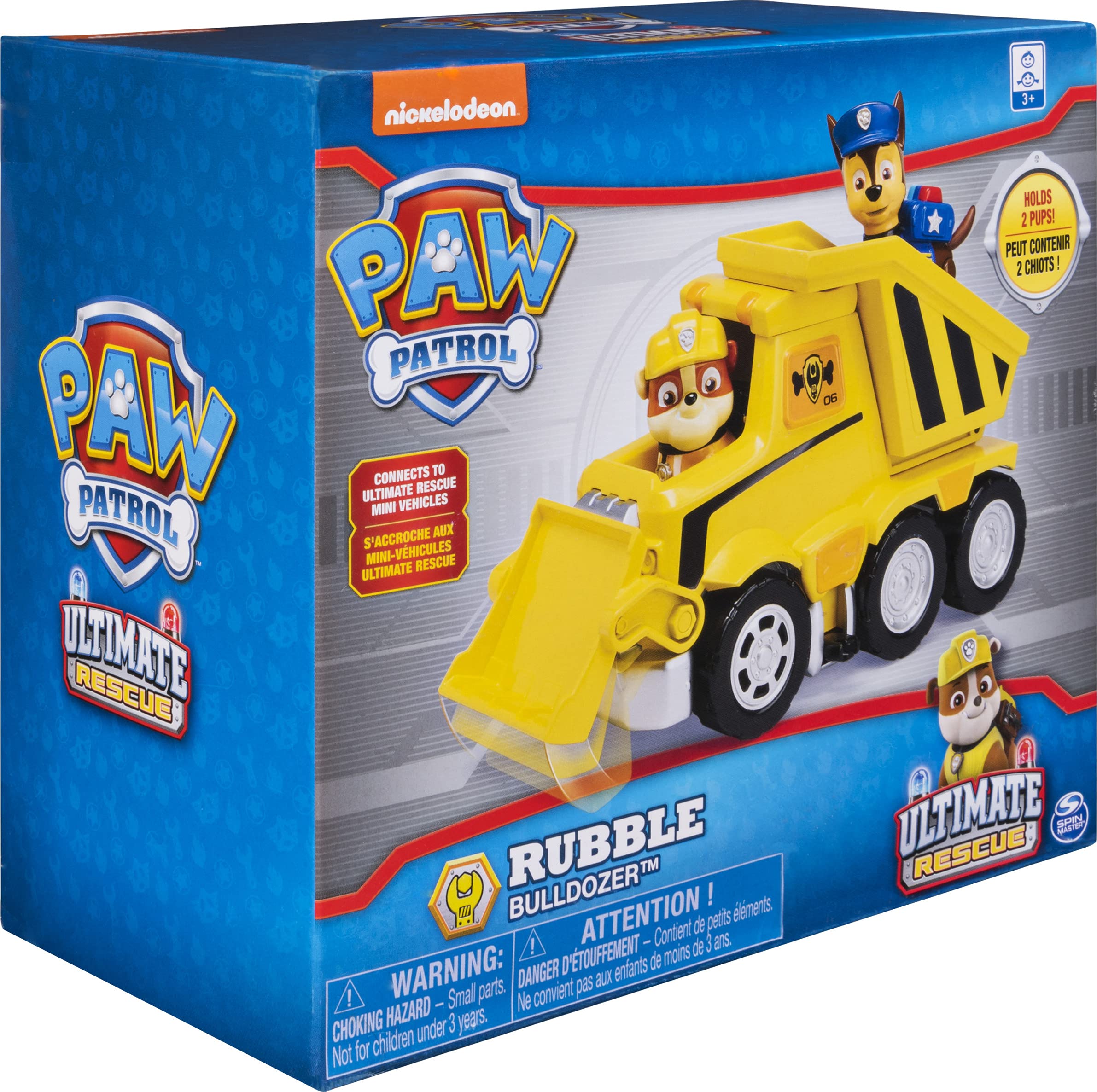 Foto 8 pulgar | Toy Paw Patrol Rubble's Ultimate Rescue Bulldozer Durante Más De 3 Años - Venta Internacional.