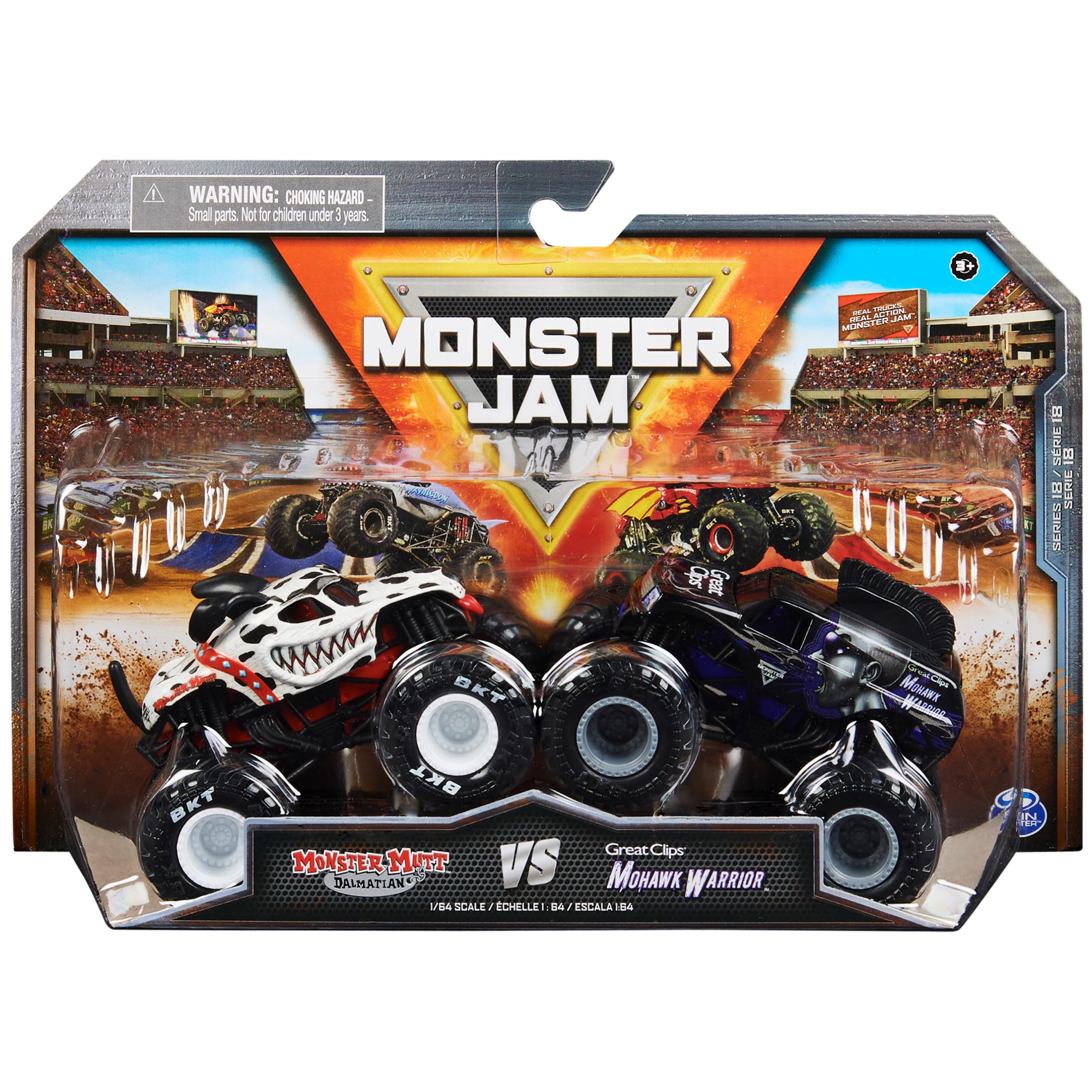 Toy Monster Jam Monster Trucks A Escala 1:64 Para Niños Mayores De 3 Años - Venta Internacional.