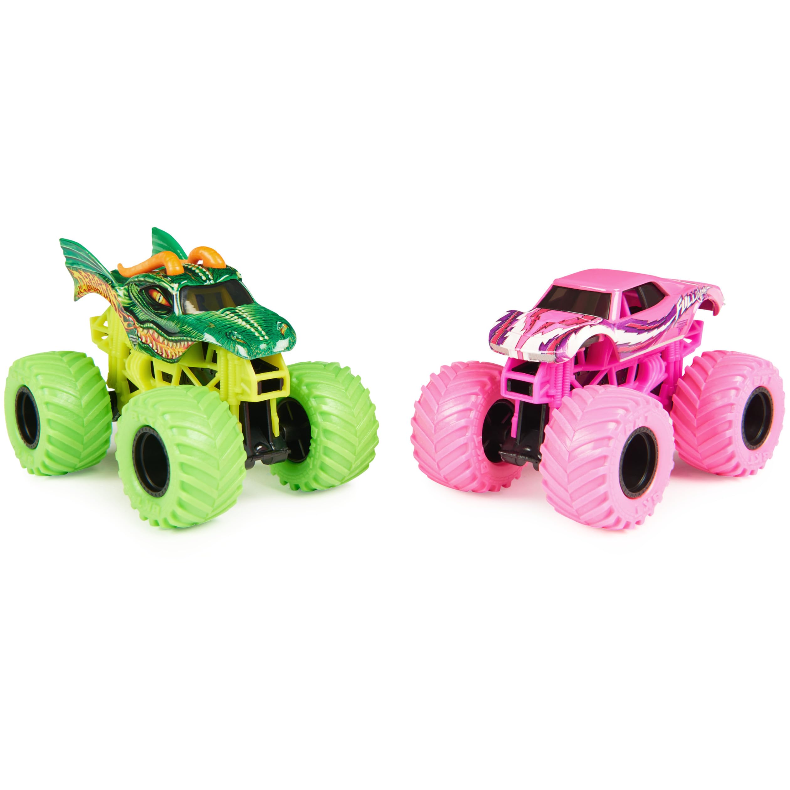 Foto 4 pulgar | Toy Monster Jam Dragon Vs. Camiones Fundidos A Presión Con Carga Completa 1:64 - Venta Internacional.