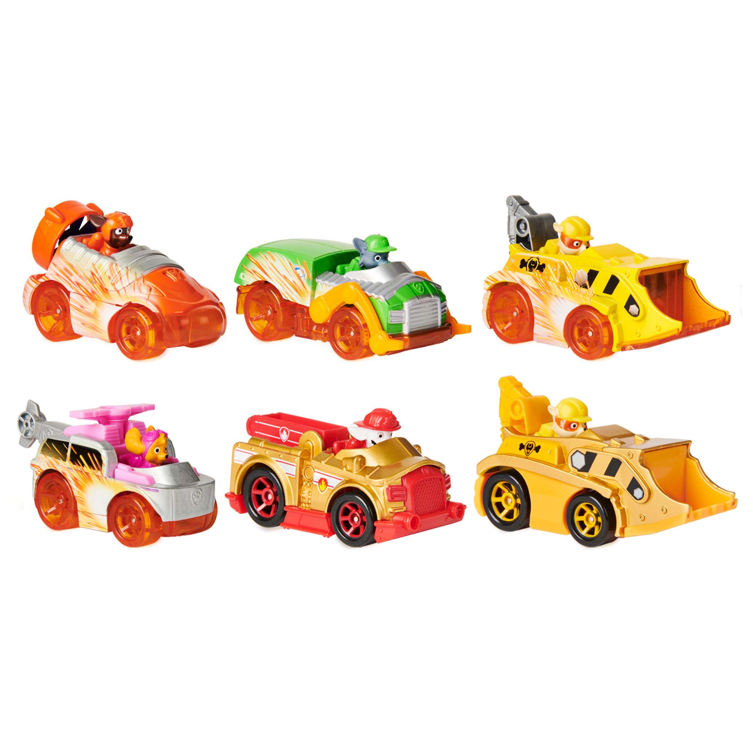 Foto 2 pulgar | Paquete De Regalo True Metal Spark De Toy Paw Patrol Para 6 Vehículos, 1:55 - Venta Internacional.