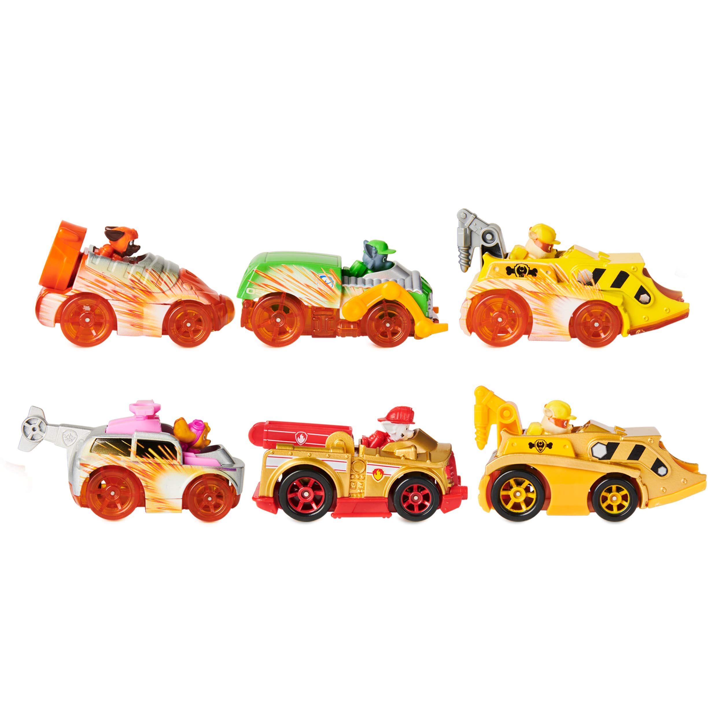 Foto 6 pulgar | Paquete De Regalo True Metal Spark De Toy Paw Patrol Para 6 Vehículos, 1:55 - Venta Internacional.