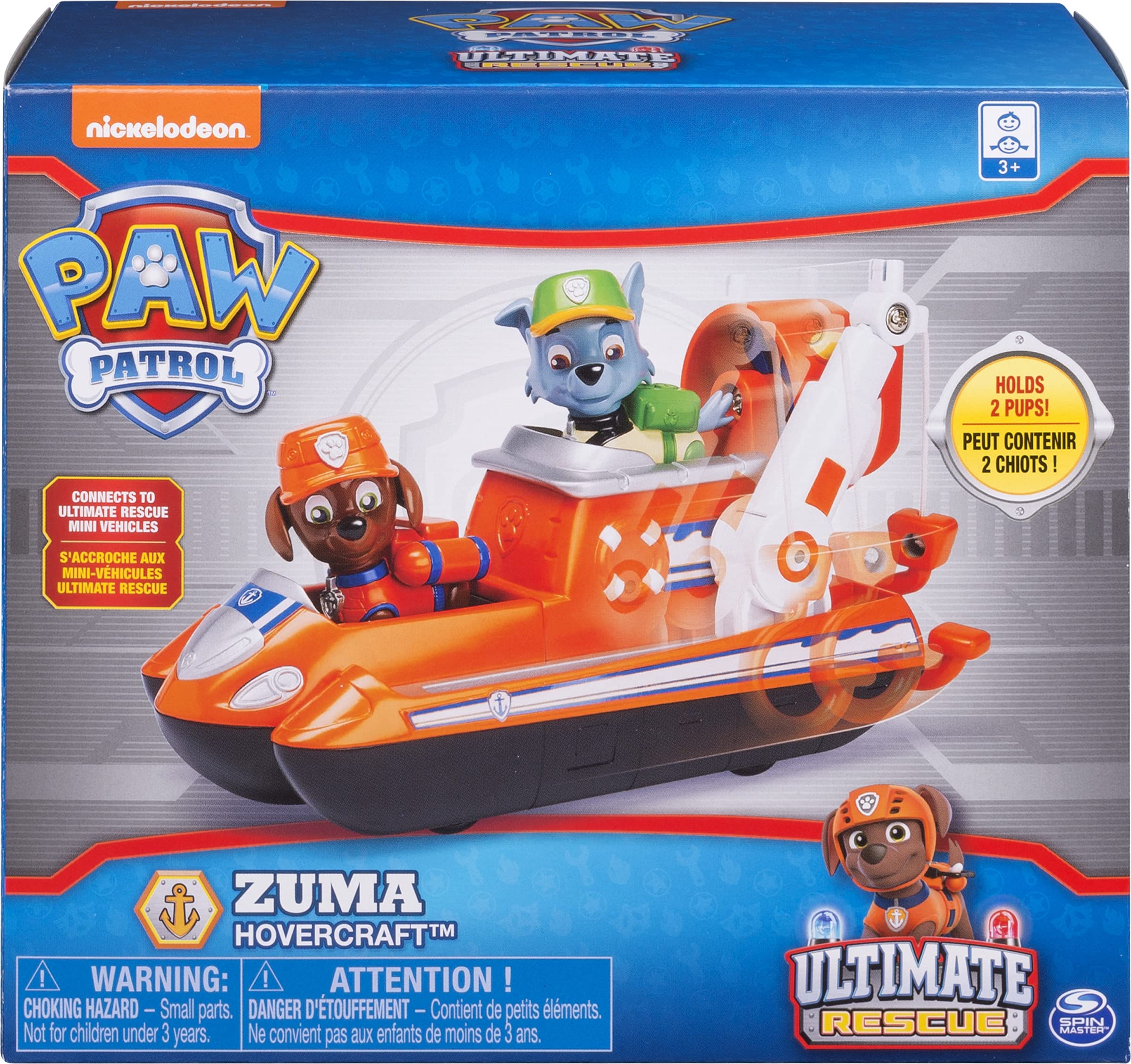 Foto 3 pulgar | Aerodeslizador Toy Paw Patrol Ultimate Rescue Zuma Con Figuras - Venta Internacional.