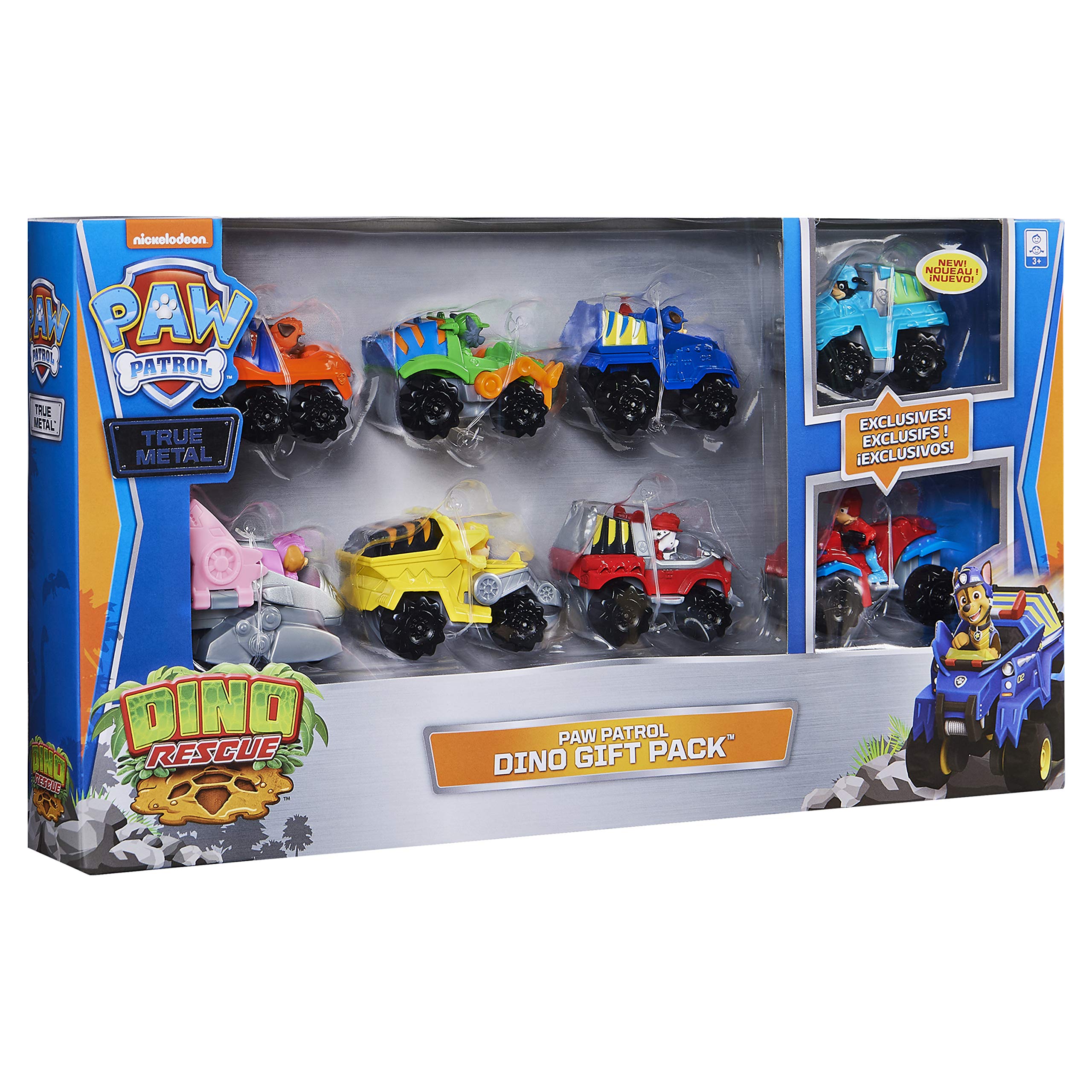 Foto 8 pulgar | Paquete De Regalo True Metal Dino Rescue De Toy Paw Patrol Para 8 Vehículos - Venta Internacional.