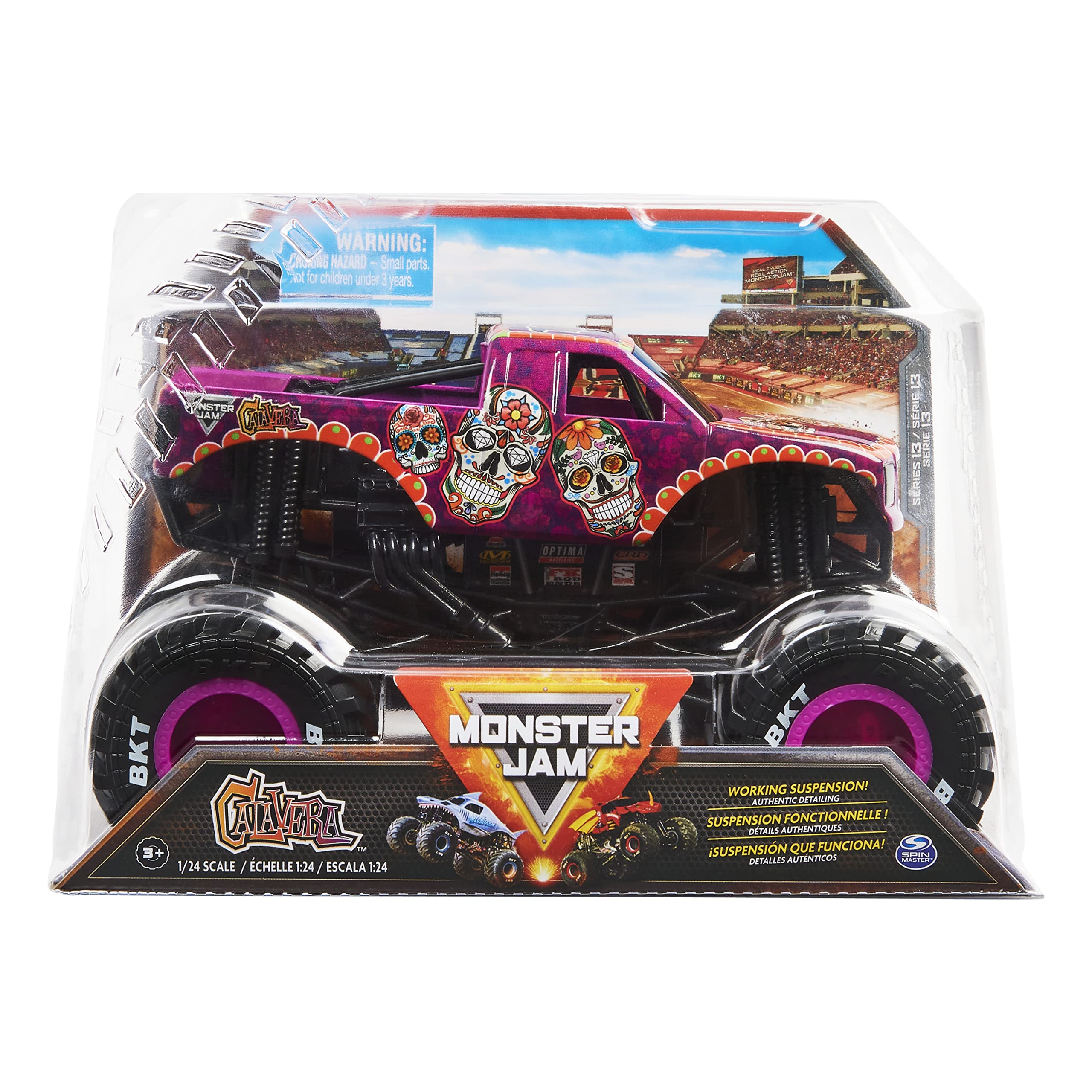 Carro Monster Jam Calavera de Juguete-Venta Internacional