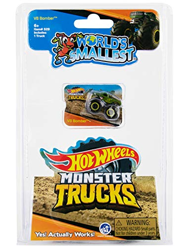 Foto 5 pulgar | Las Ruedas Calientes Más Pequeñas Del Mundo Monster Trucks Series 2, Azul, 529 - Venta Internacional.